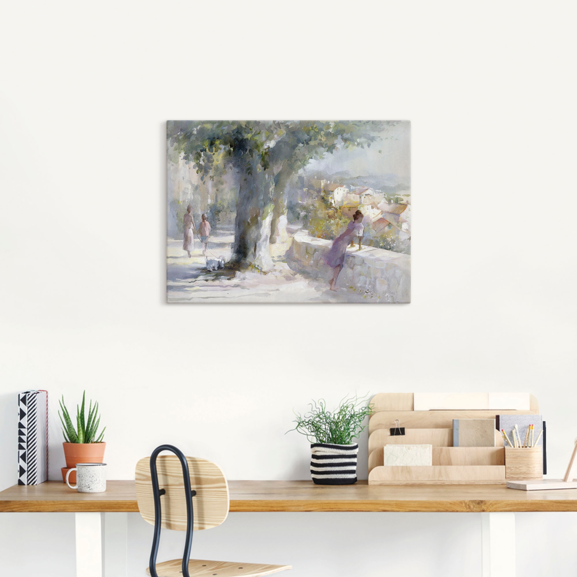 Artland Wandbild »Flüsternder Wind«, Gruppen & Familien, (1 St.), als Leinwandbild, Poster in verschied. Grössen