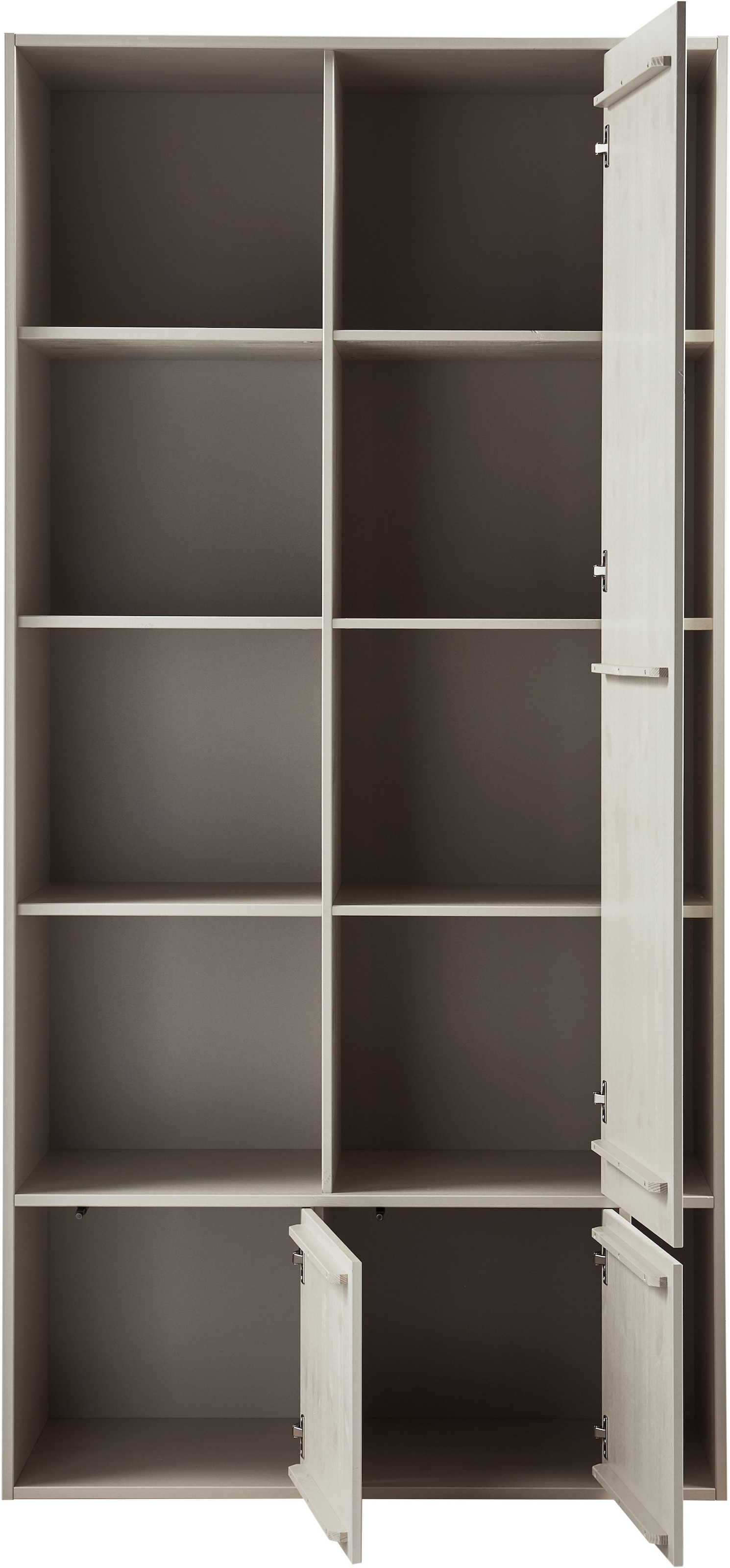 WOOOD Garderobenschrank »Settle Down FSC®-Kiefernholz Druckmechanismus H 218 x B 108 x T 44 cm« Beidseitig montierbar, Wandbefestigung empfohlen, HDF-Rückwand
