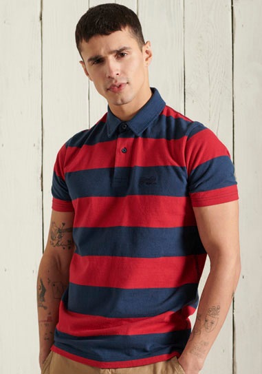 Image of Superdry Poloshirt »ACADEMY STRIPE POLO« bei Ackermann Versand Schweiz