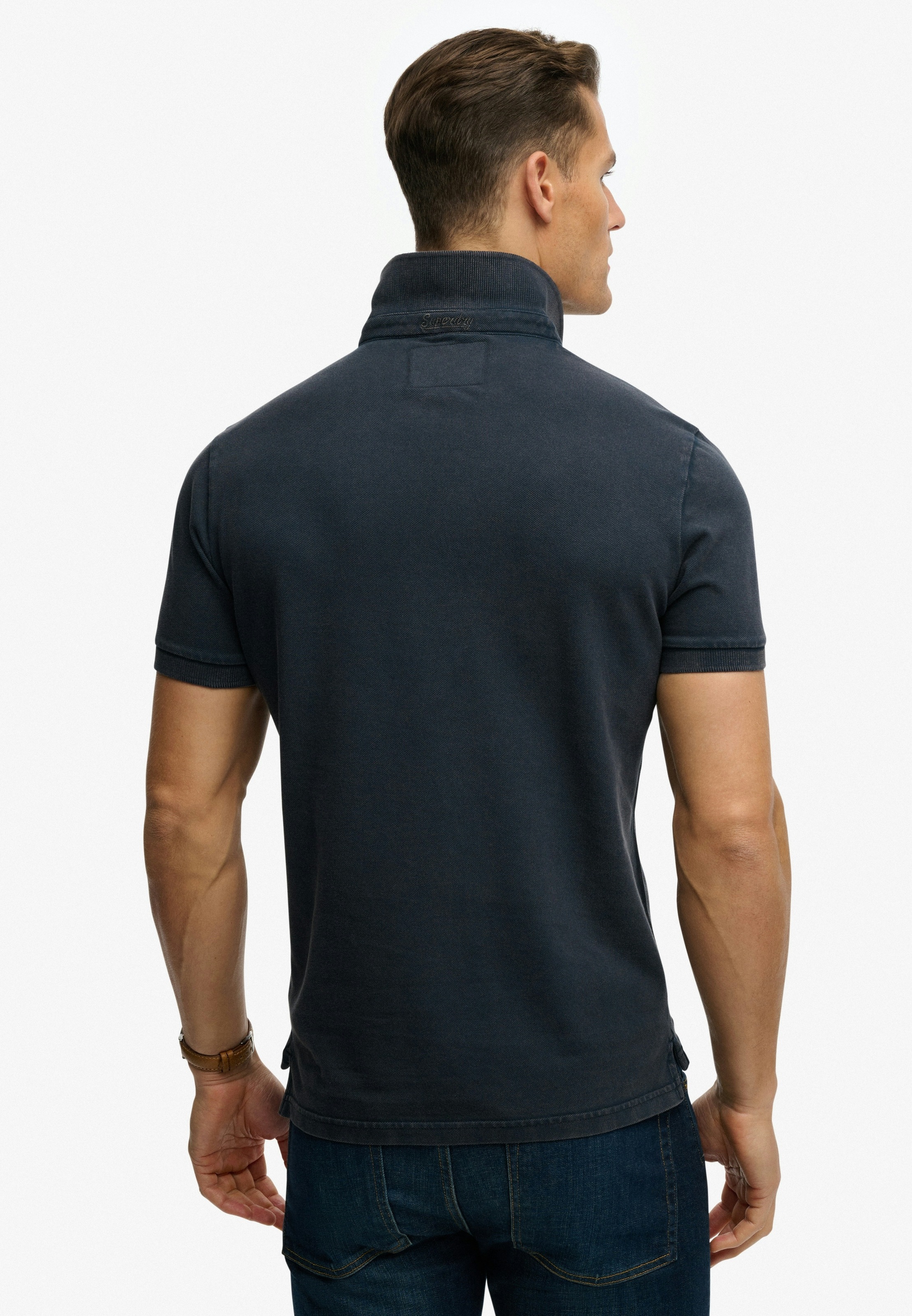 Superdry Polo »VINTAGE DESTROY POLO« coton, coupe décontractée
