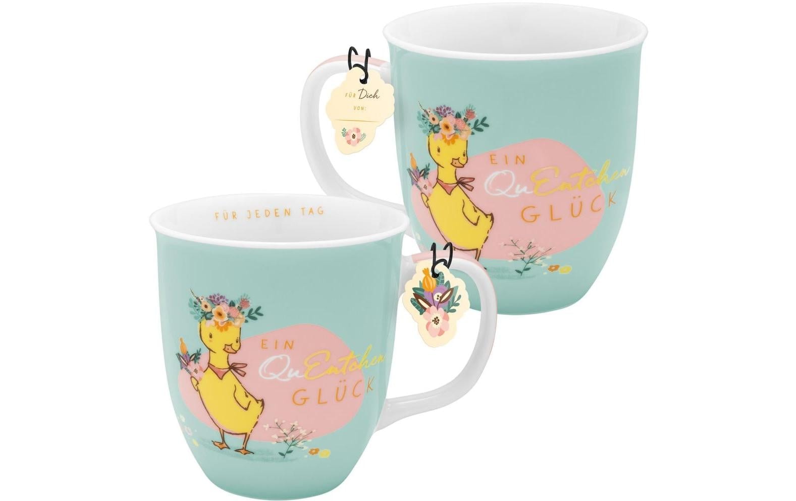 Tasse »Ente 400 ml, 1 Stück, Mint«, (1 tlg.)