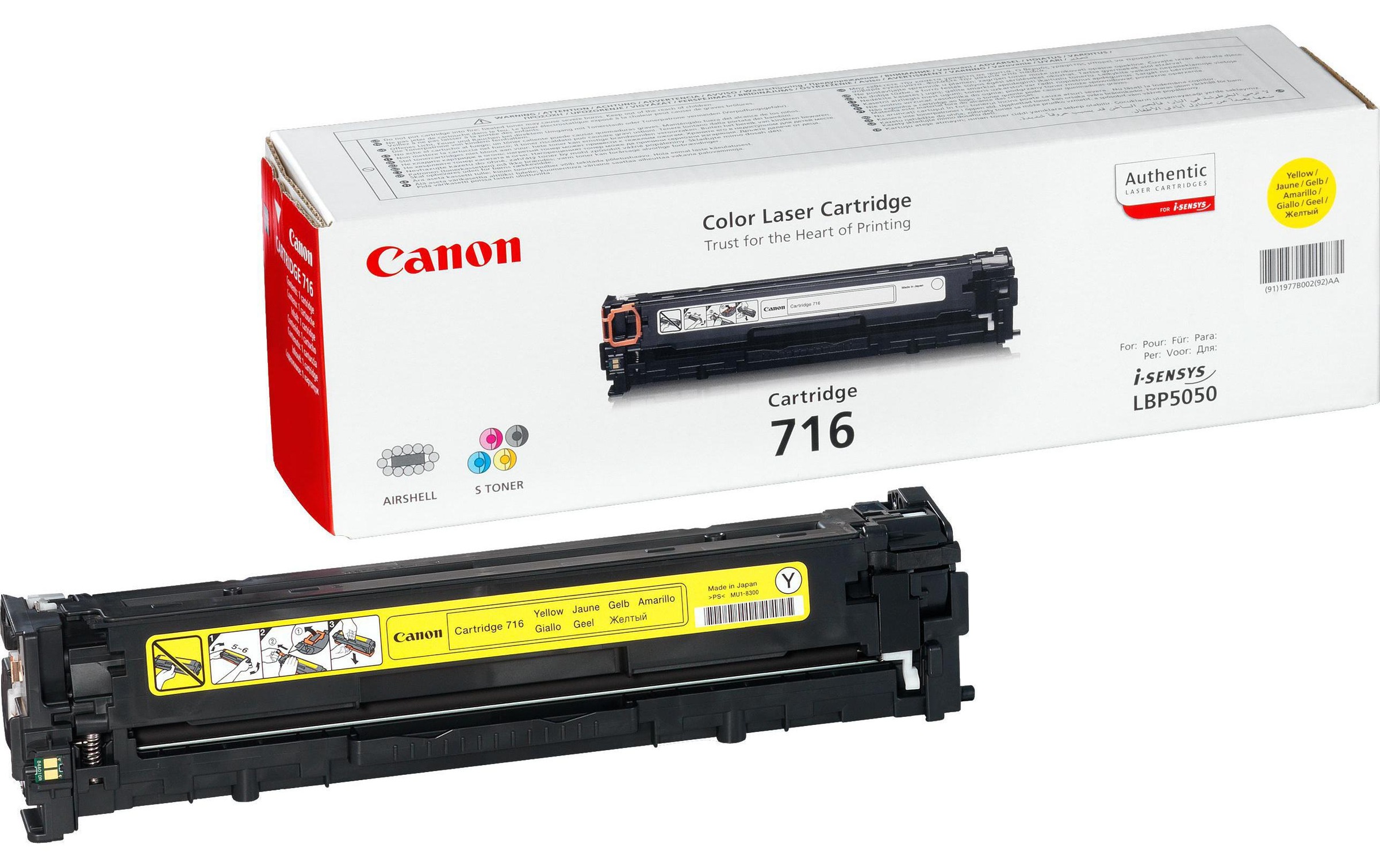 Image of Canon Tonerpatrone "716 / 1977B002 Yellow"