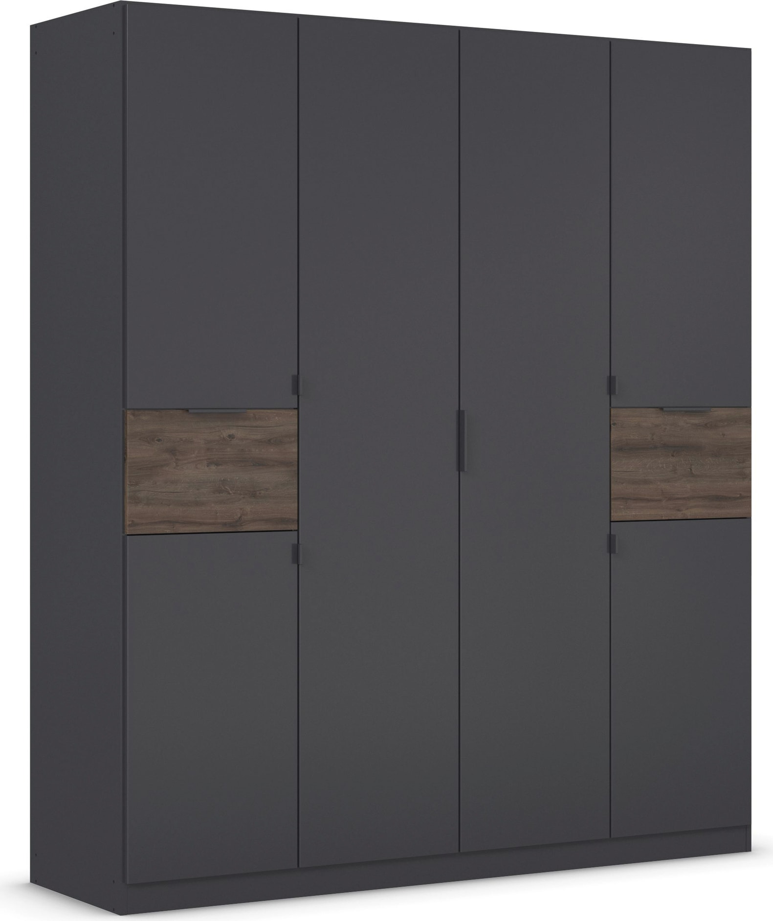 rauch Armoire à portes battantes »Kleiderschrank Schrank Garderobe Wäscheschrank TICAO« Tiroirs positionnables en hauteur de manière variable,  avec 2 tiroirs spacieux, beaucoup de rangement MADE IN GERMANY