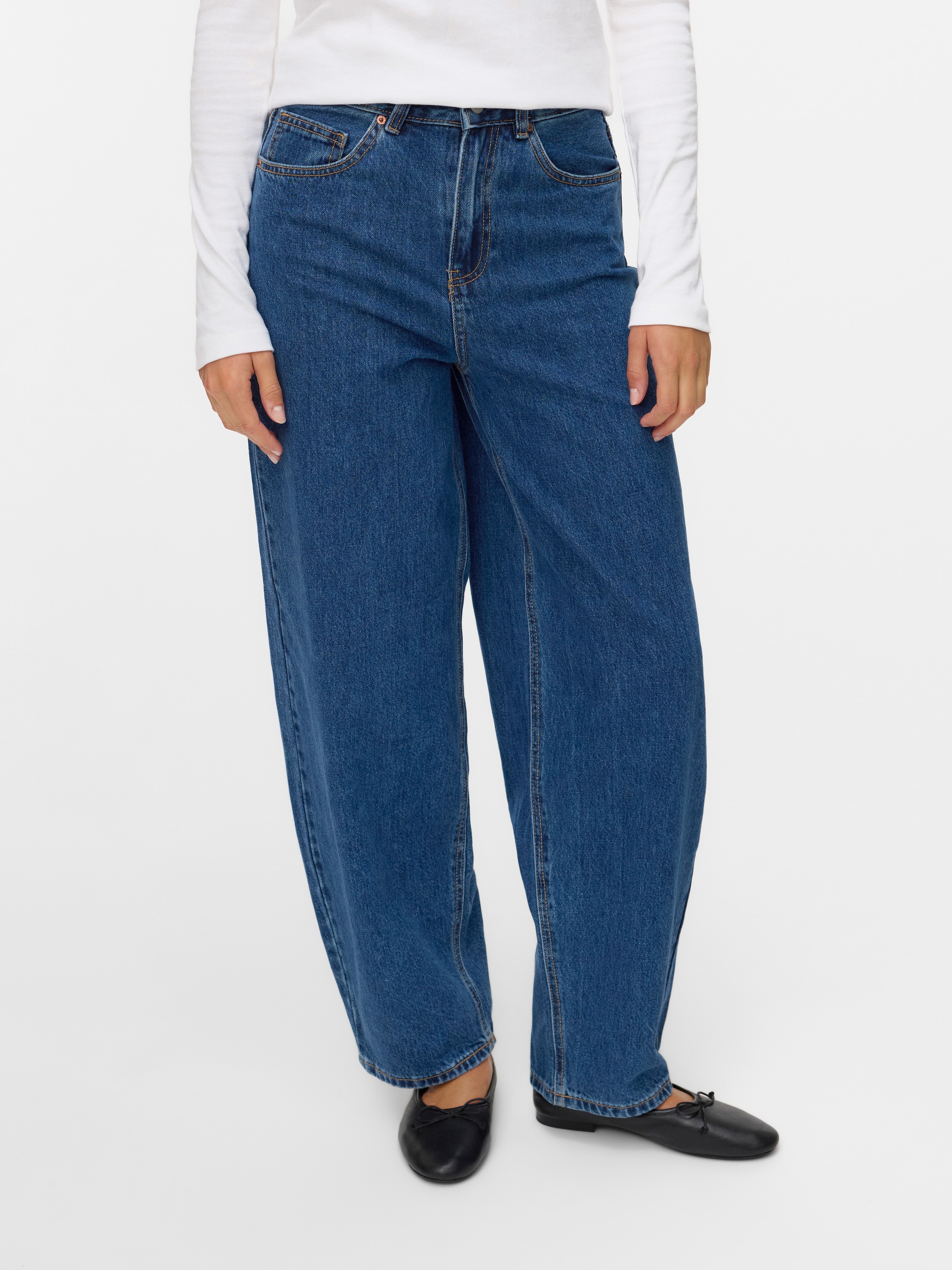 Vero Moda Mom-Jeans »VMBILLIE HR BARREL ANK JEANS LI3142 NOOS«