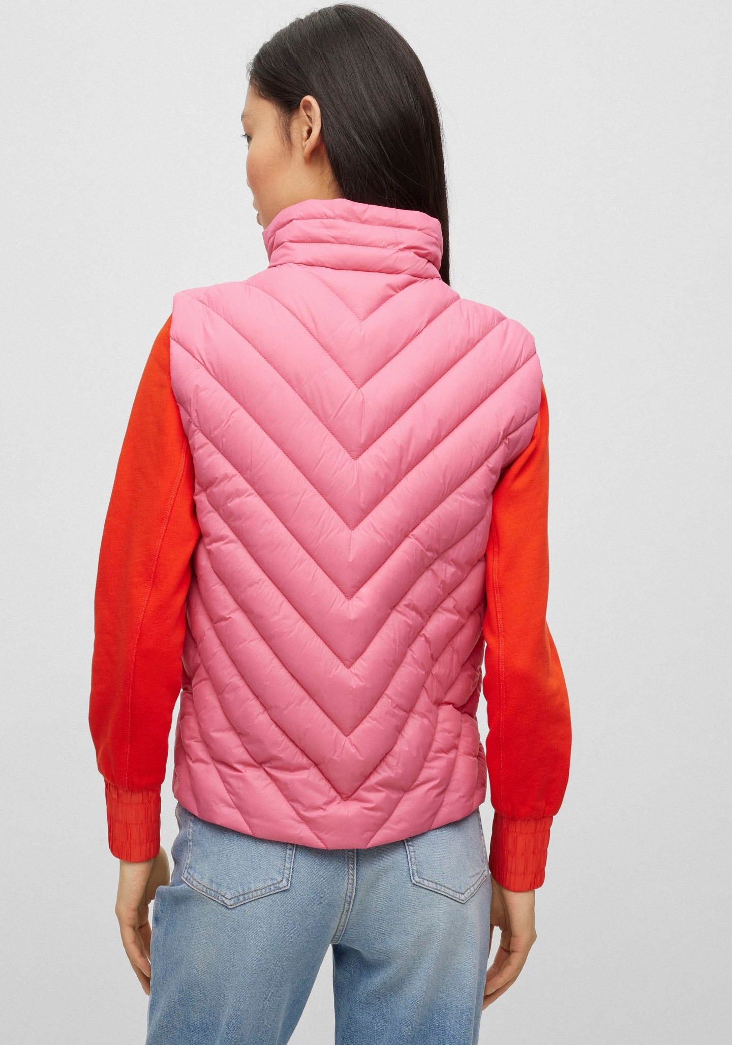 BOSS ORANGE Steppweste »Palassy Premium Damenmode«, mit hohem Kragen