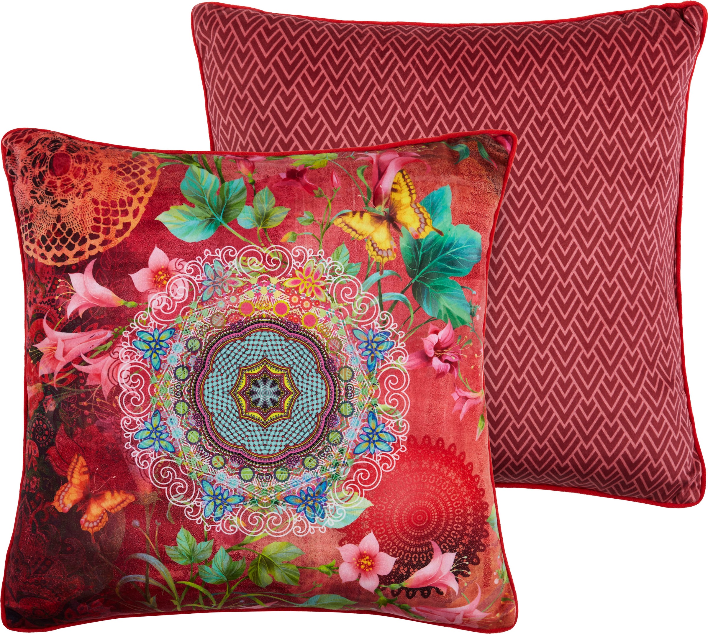 Image of hip Dekokissen »Novali«, (1 St., 1 48x48 cm Dekokissen - Mit biese), Mandala bei Ackermann Versand Schweiz