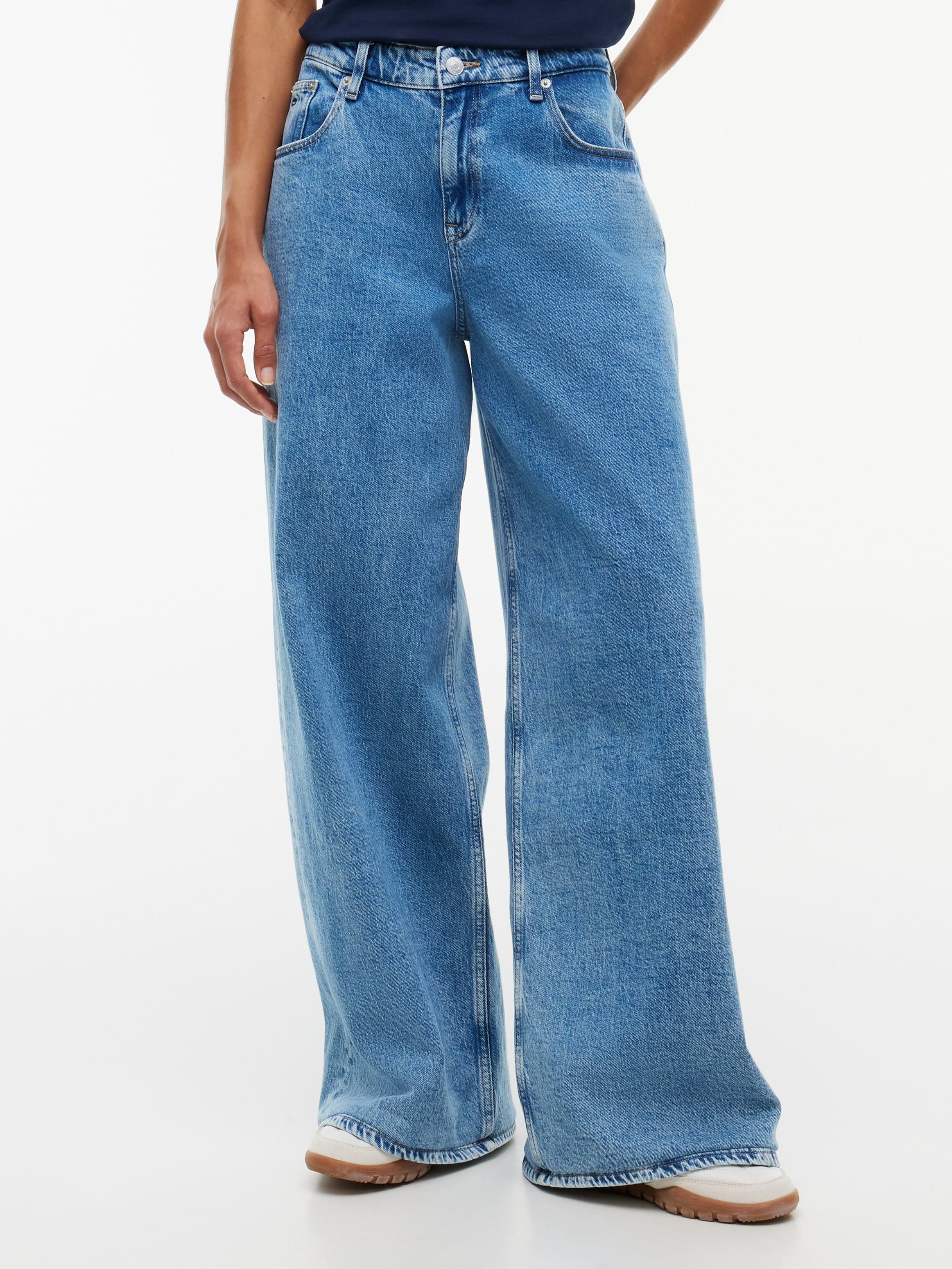 Image of Tommy Jeans Loose-fit-Jeans "DAISY LOW RISE LOOSE BJ4138" Baumwollmischung