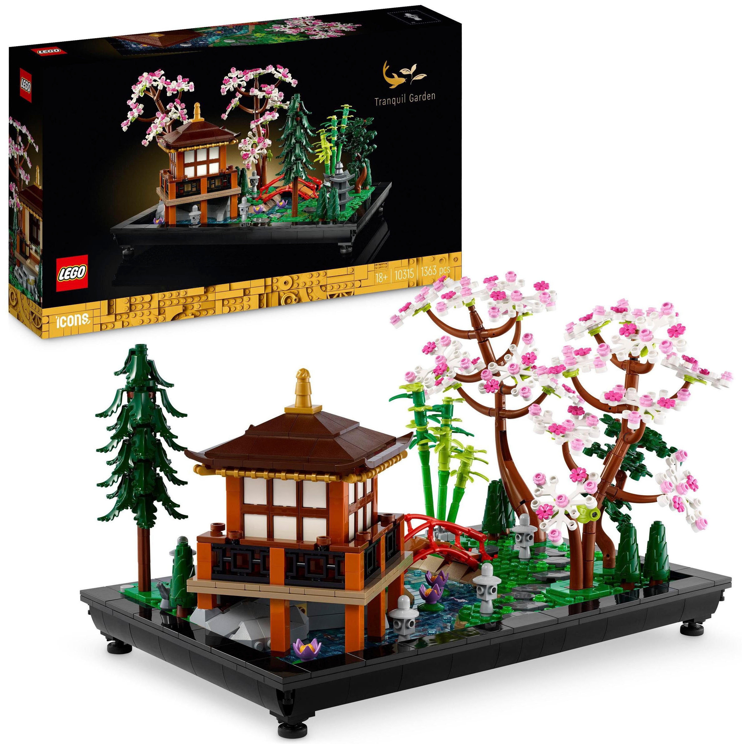 Image of LEGO Konstruktionsspielsteine "Garten der Stille (10315), LEGO Icons" Made in Europe