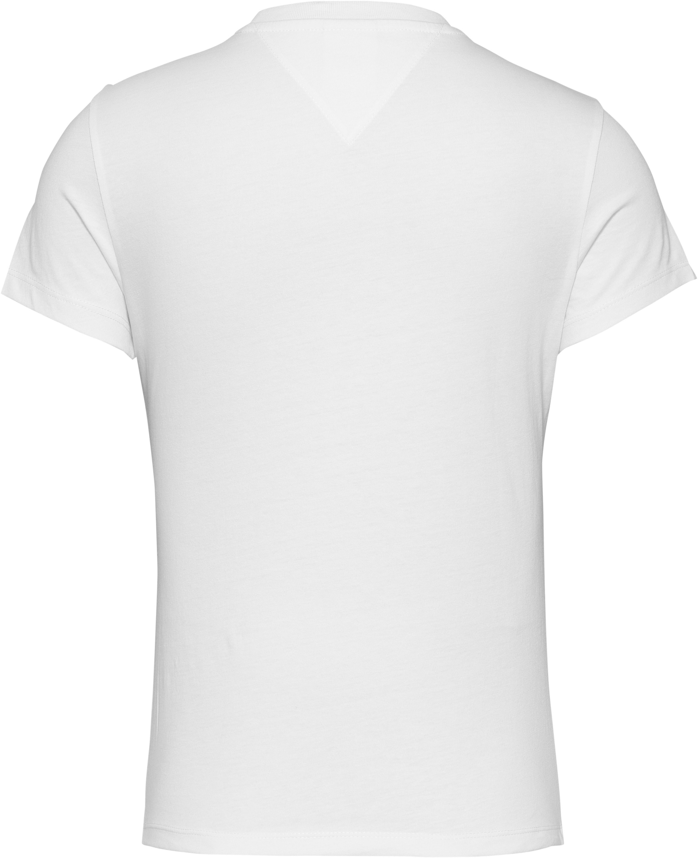 Tommy Jeans Rundhalsshirt »TJW SLIM ESSENTIAL LOGO 1 SS EXT«, mit Tommy Jeans Logoschriftzug, Rundhals