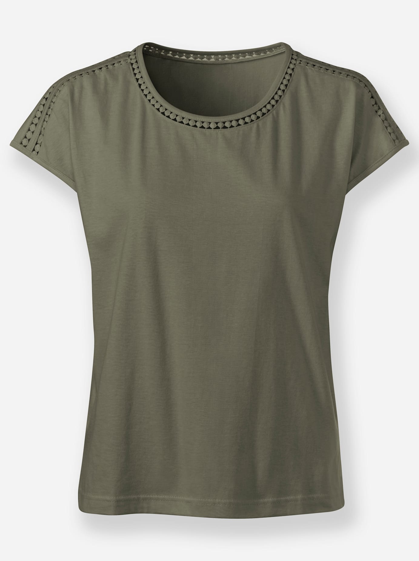 Inspirationen Rundhalsshirt »Rundhals-Shirt«, (1 tlg.)