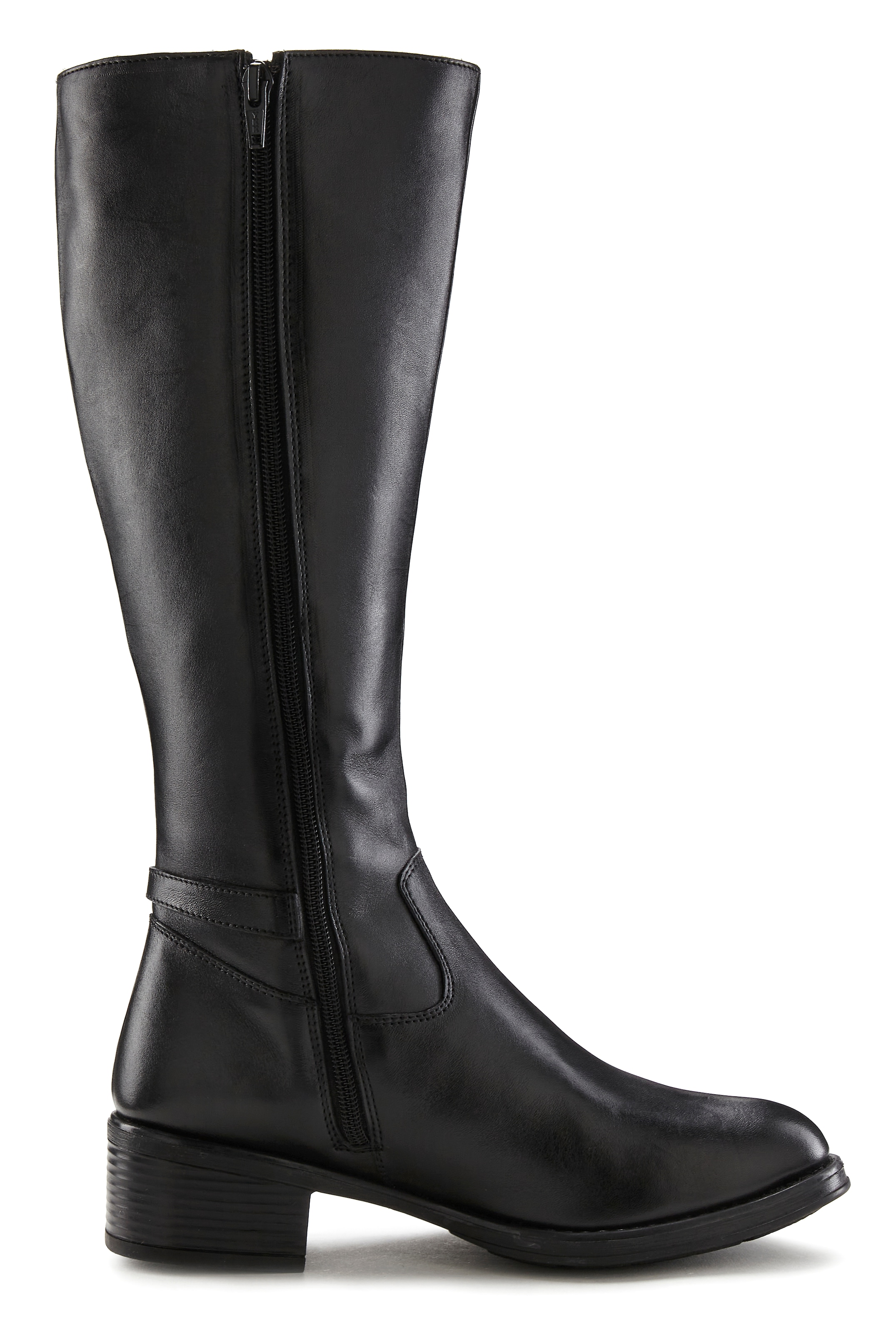 LASCANA Bottes »Stiefelette«  aus Leder mit Langschaft