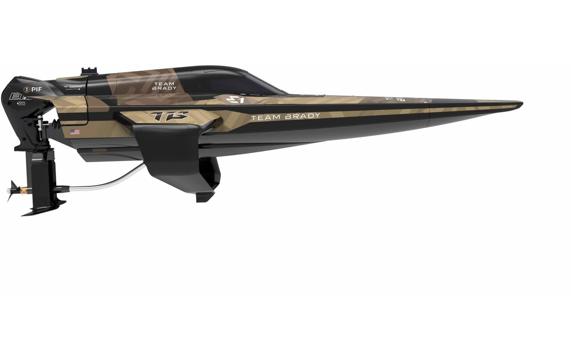 Image of Modellboot "Joysway E1 Racebird Hydrofoil Boat Team Brady 1:14 RTR" 1:14 Ferngesteuertes Modellboot