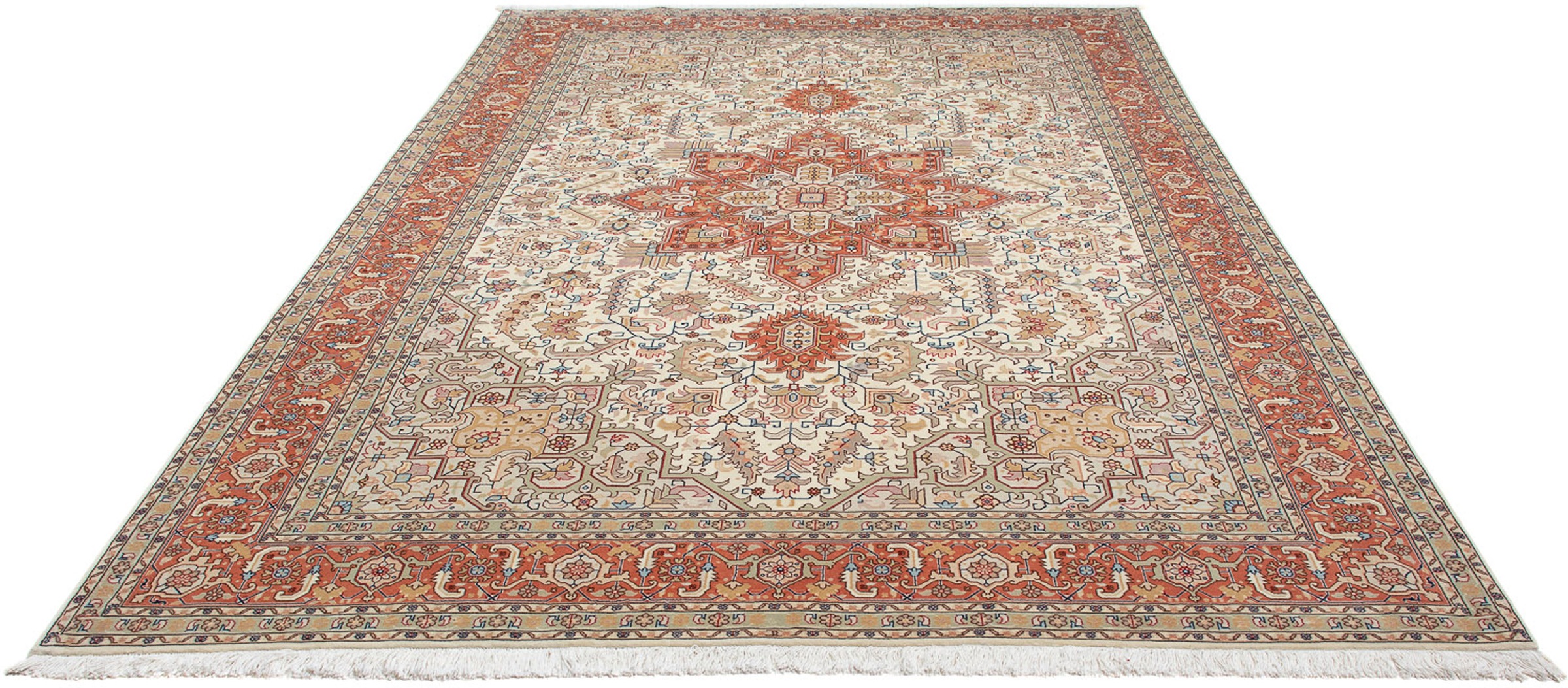 morgenland Orientteppich »Perser - Täbriz - Royal - 306 x 200 cm - beige«, rechteckig,... kaufen