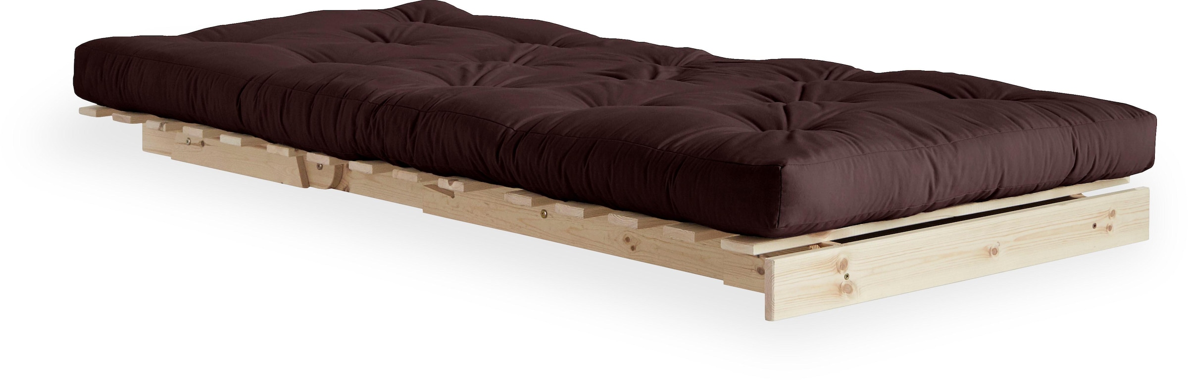 Karup Design Schlafsofa »Roots 90 Schlafsofa, Gästebett, Sofa mit Futonmatratze«, Inkl. Futonmatratze, Liegefläche 90x200 cm, FSC® zertifizierte Kiefer