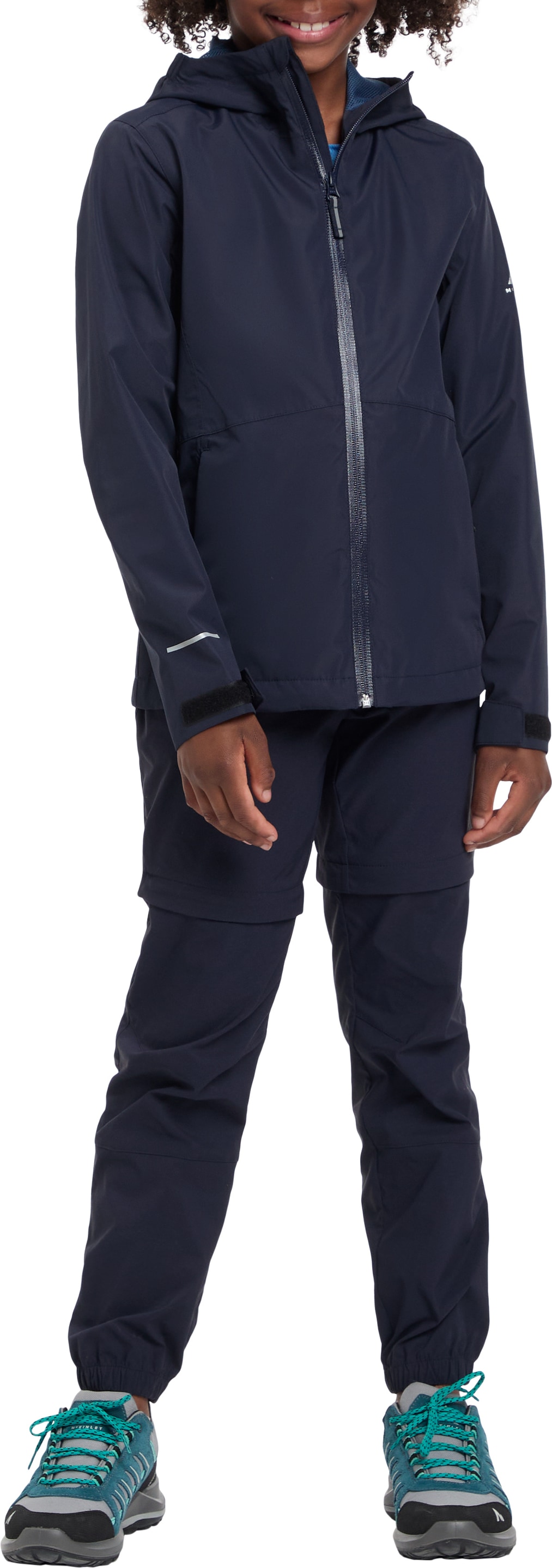 McKINLEY Veste d'extérieur »MÄ.-FUNKTIONS-JACKE ALLALIN LT G« avec technologie AQUAMAX, avec doublure en filet, avec protection de menton