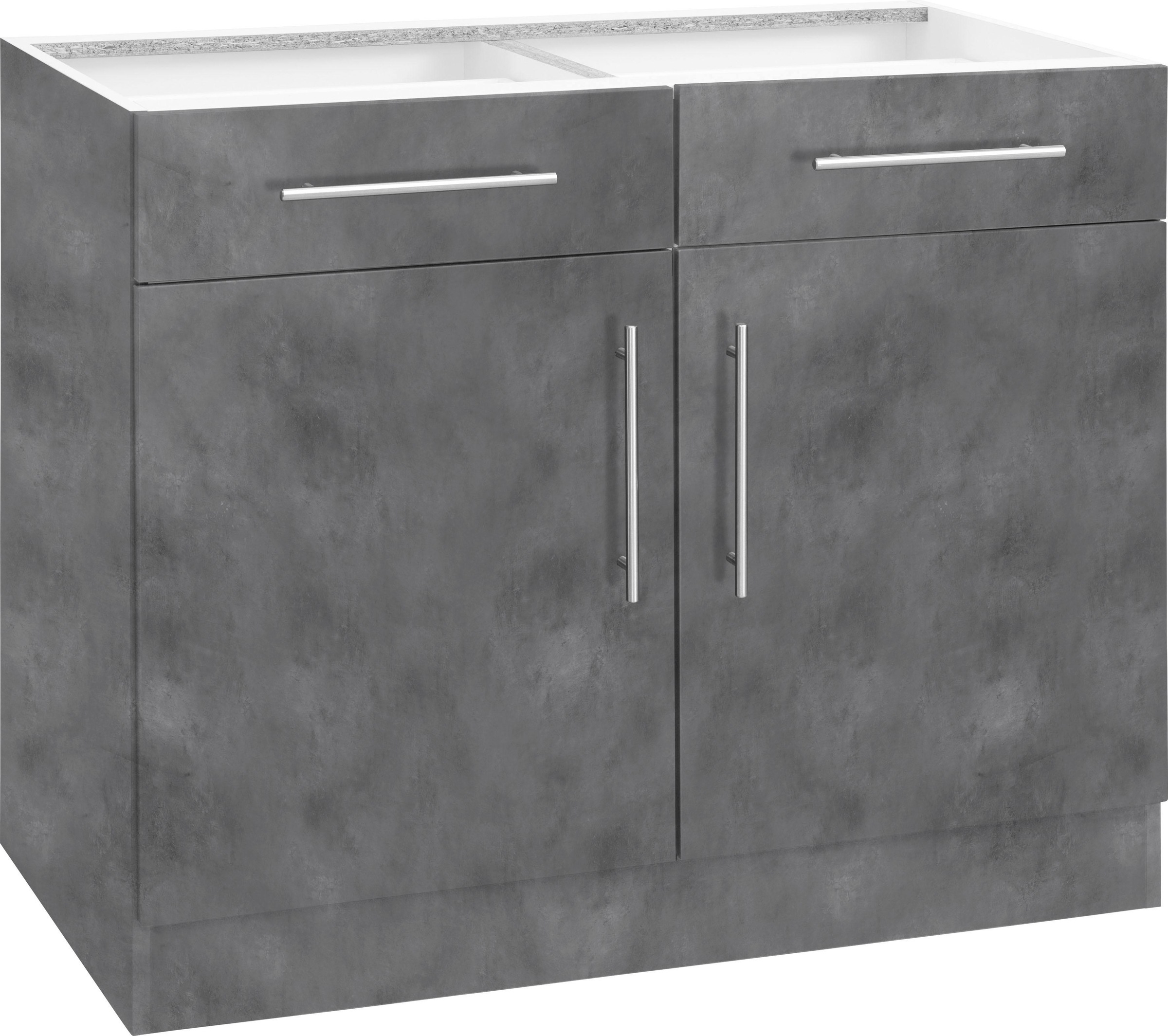 Image of wiho Küchen Unterschrank »Cali«, 100 cm breit, ohne Arbeitsplatte bei Ackermann Versand Schweiz