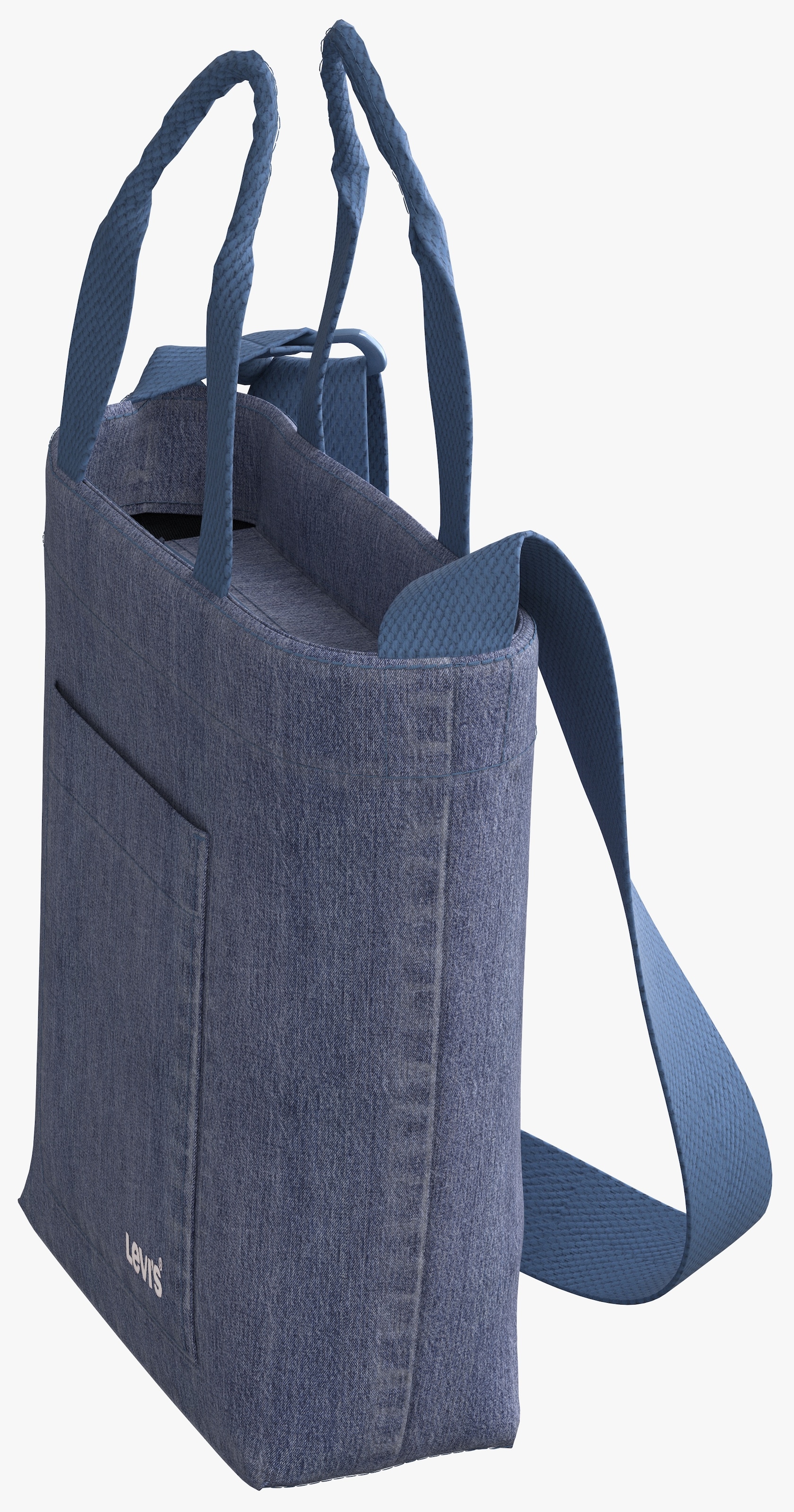 Levi's® Shopper, in Jeans-Optik Handtasche Damen Henkeltasche Tasche Damen