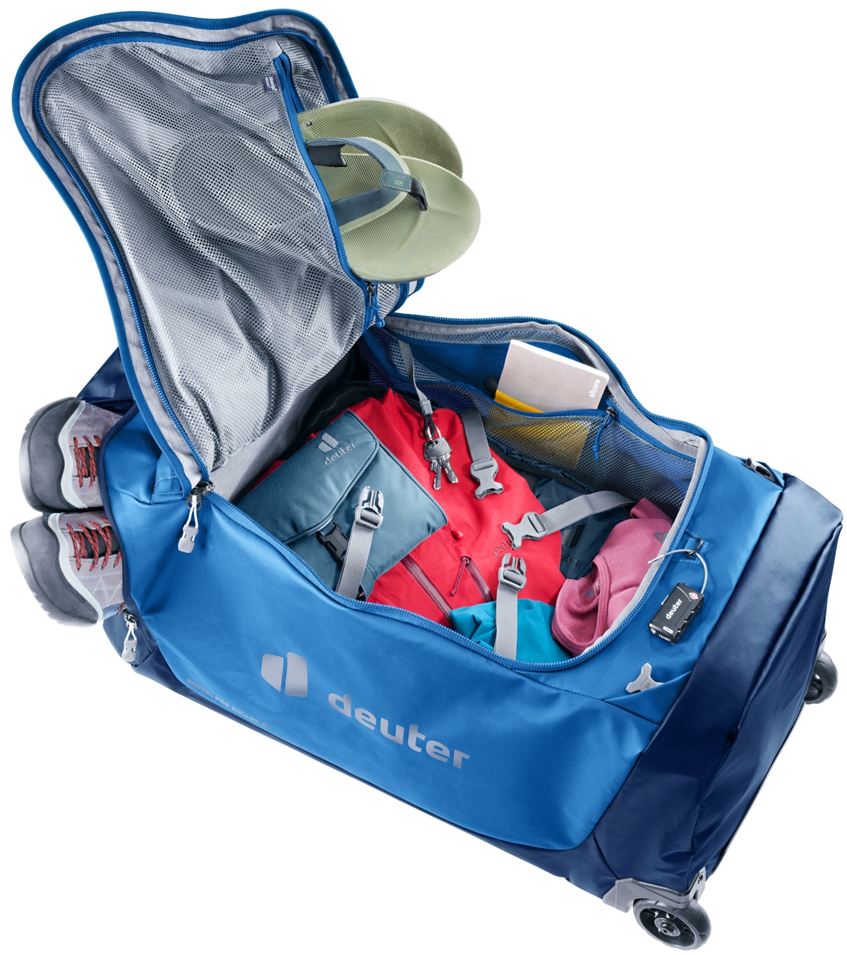 deuter Sporttasche »DUFFEL PRO ROLLER 90 L«, (1 tlg.)