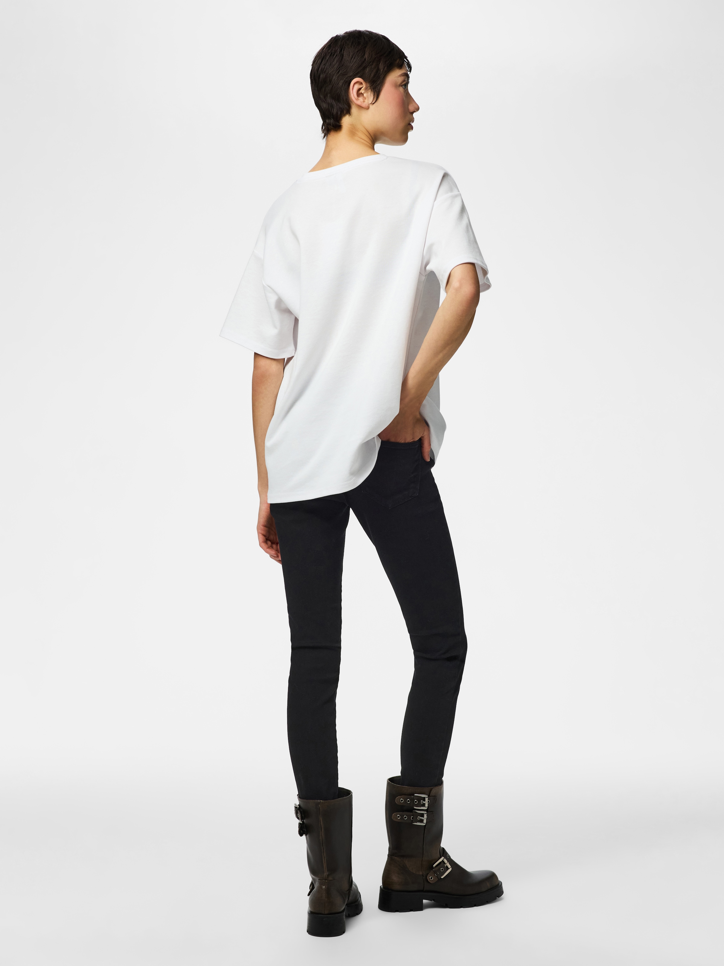 pieces Skinny-fit-Jeans »PCDANA MW SKINNY JEANS BL102 NOOS BC«