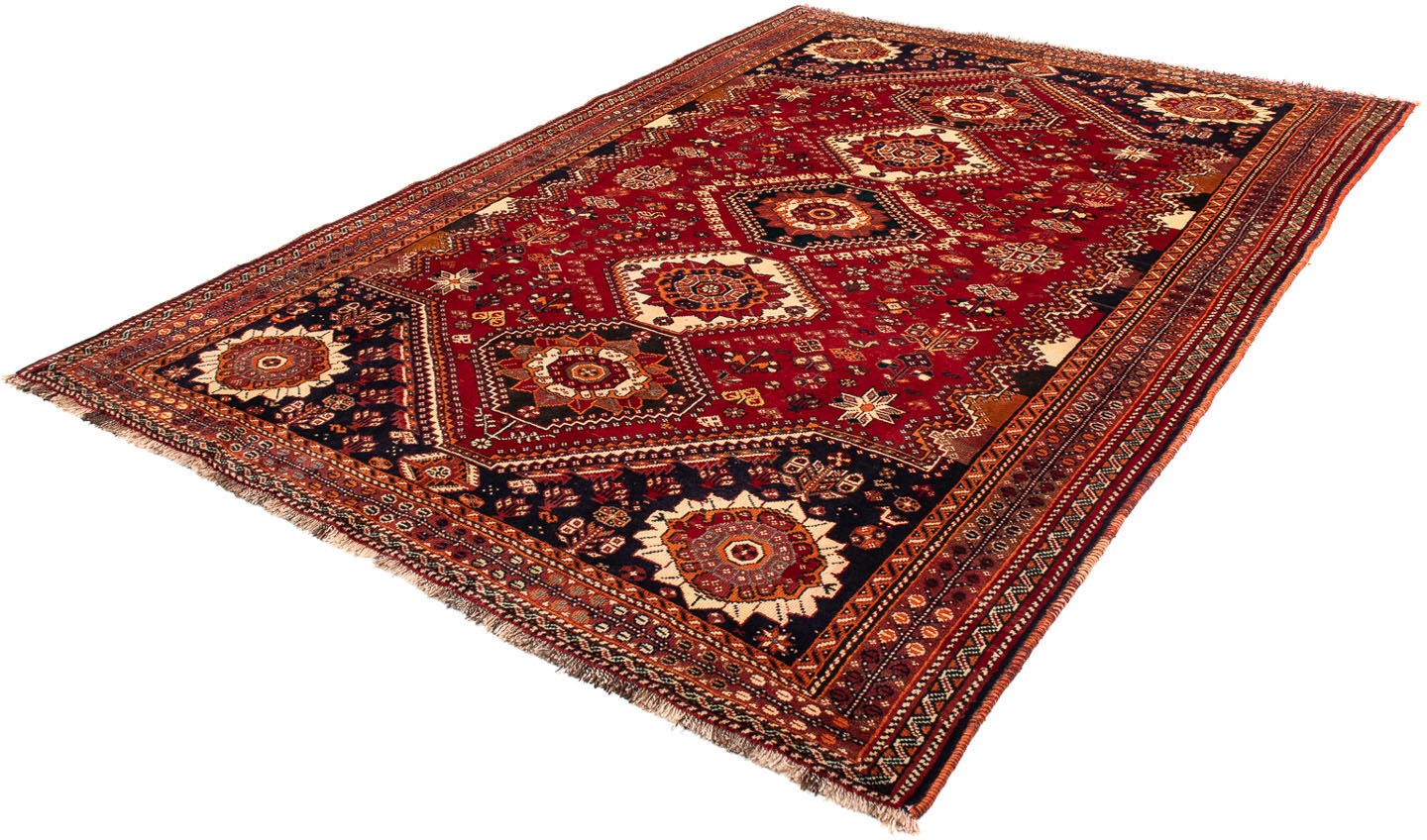 Image of morgenland Orientteppich »Perser - Nomadic - 272 x 185 cm - dunkelrot«, rechteckig, 10 mm Höhe, Wohnzimmer, Handgeknüpft, Einzelstück mit Zertifikat bei Ackermann Versand Schweiz