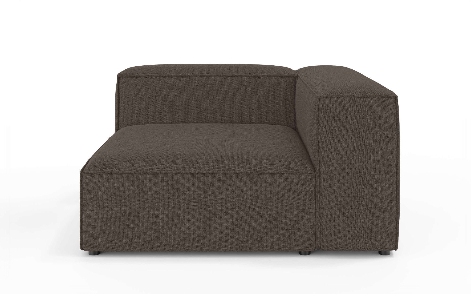GOODproduct Ottomane »HAILY links/rechts bestellbar, Loungemöbel, Masse B/T/H: 130/130/72 cm« utilisable en module ou séparément, pour composition individuelle