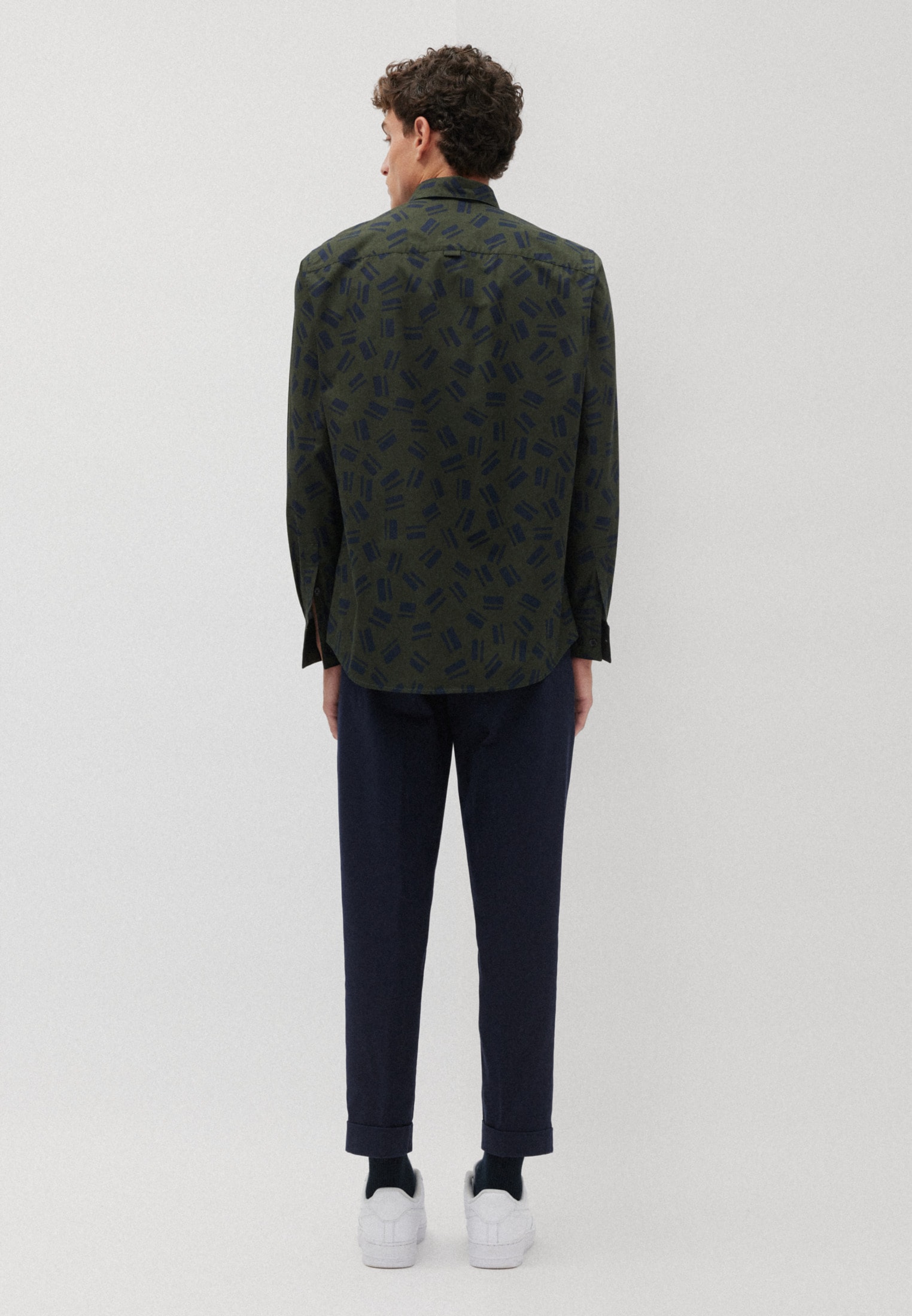 studio seidensticker Businesshemd »Studio« Regular Langarm Kentkragen Druck