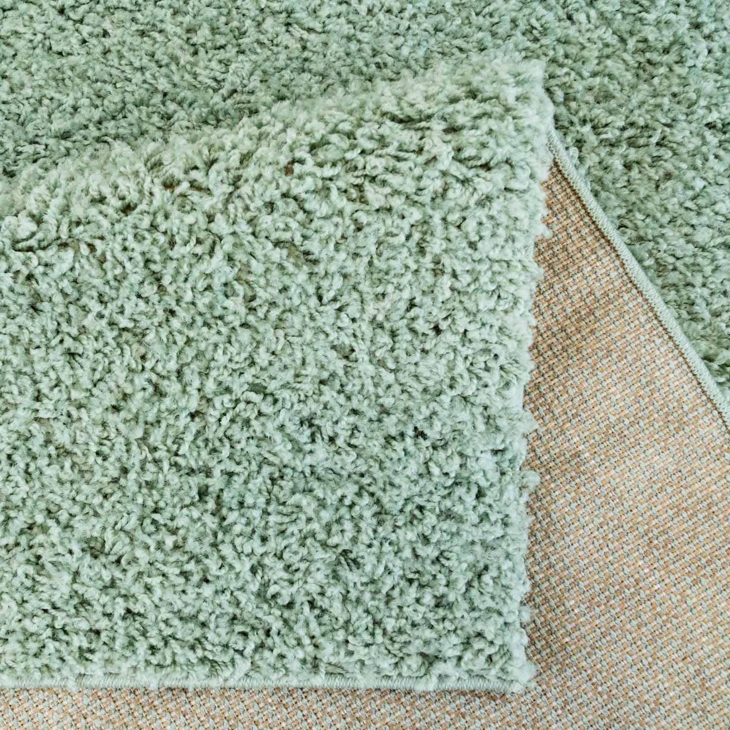 Carpet City Hochflor-Teppich »Pastell Shaggy300«, rechteckig, 30 mm Höhe, Shaggy Hochflor Teppich, Uni Farben, Weich