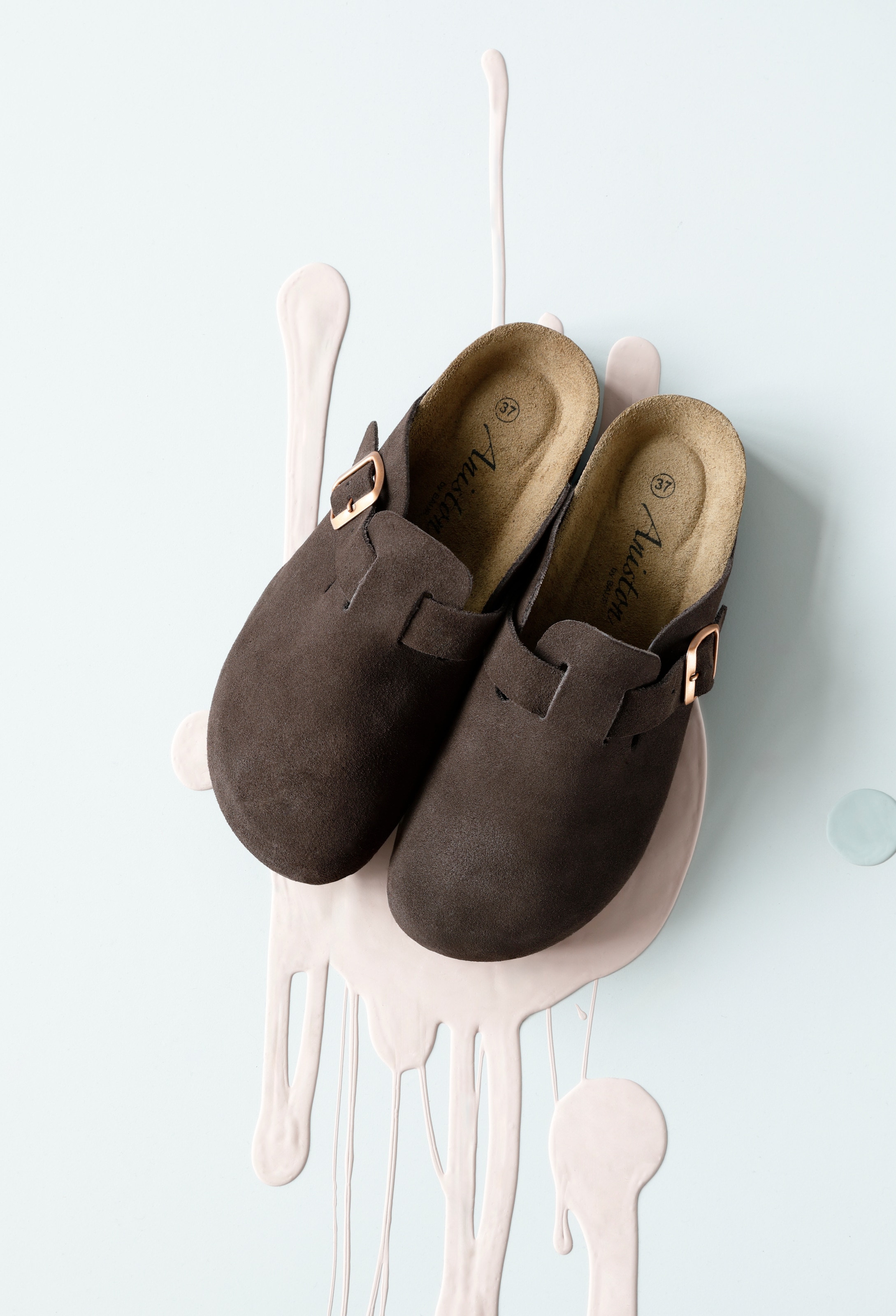 Aniston SHOES Sabot  Hausschuh, Sommerschuh, mit ergonomischem Fussbett