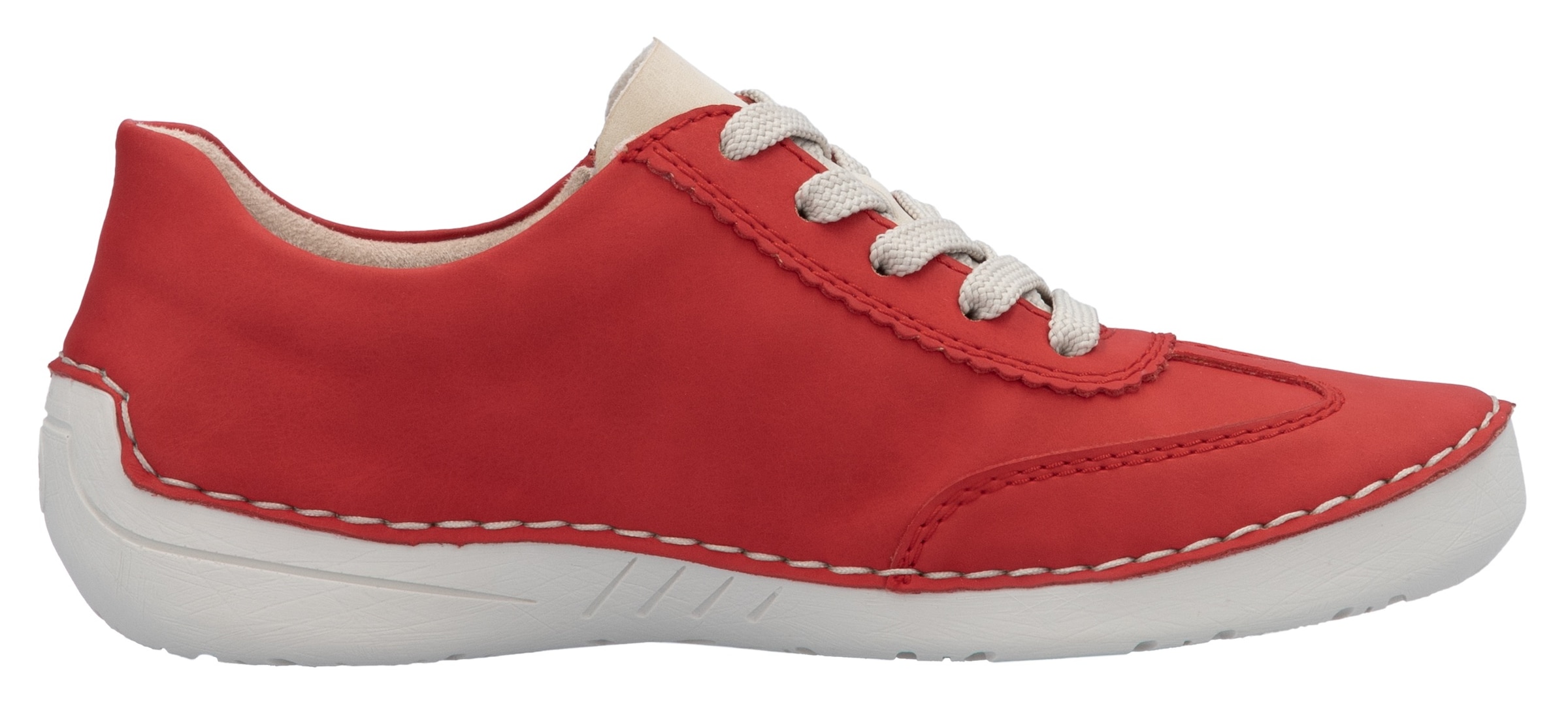 Rieker Sneaker  , Halbschuh, Freizeitschuh, Schnürschuh mit Reissverschluss