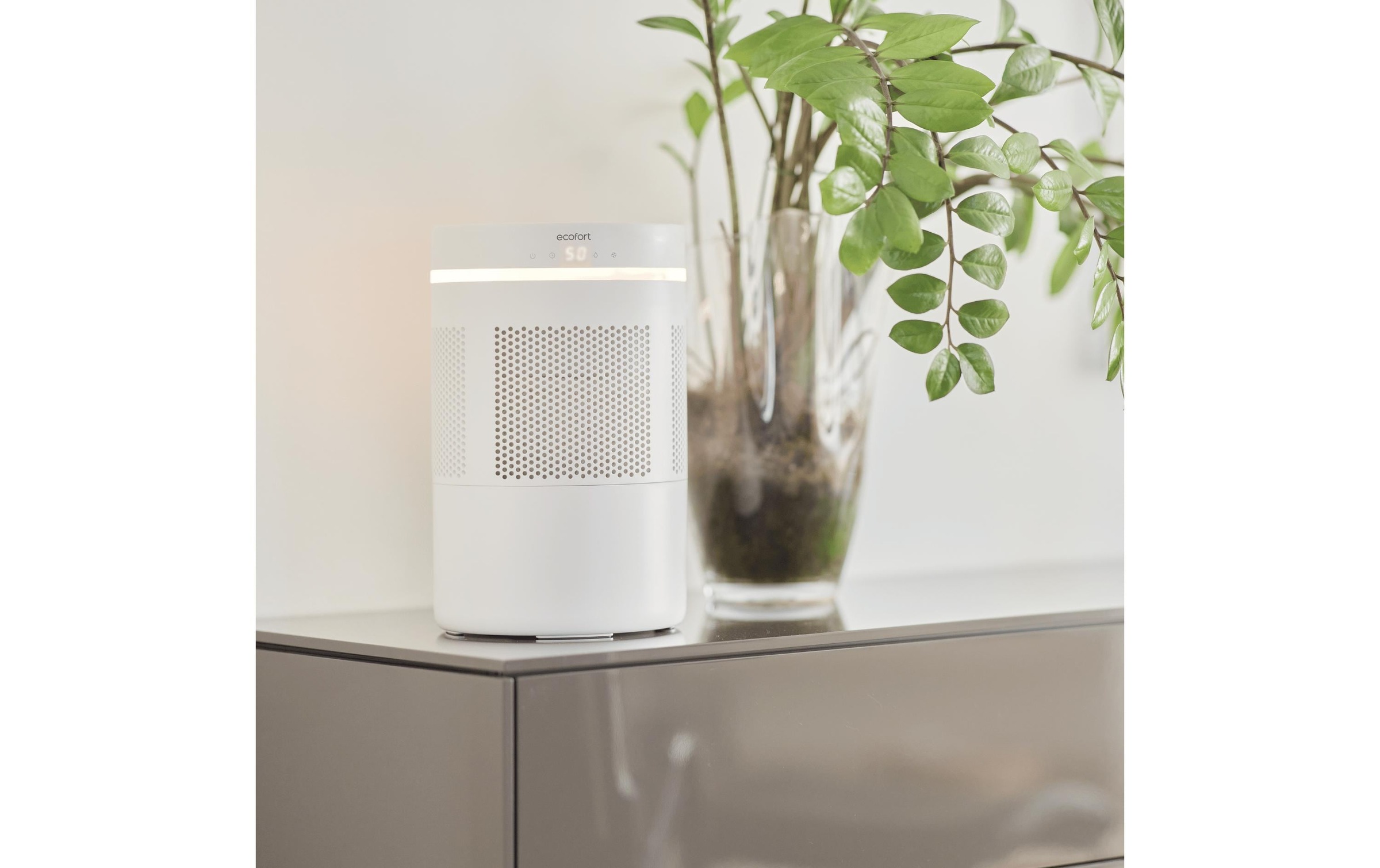   Luftbefeuchter »Ecofort ecoQ HumidAir E300« 4 l Wassertank Gegen trockene Luft: Hygienischer Luftbefeuchter mit waschbarem Filter