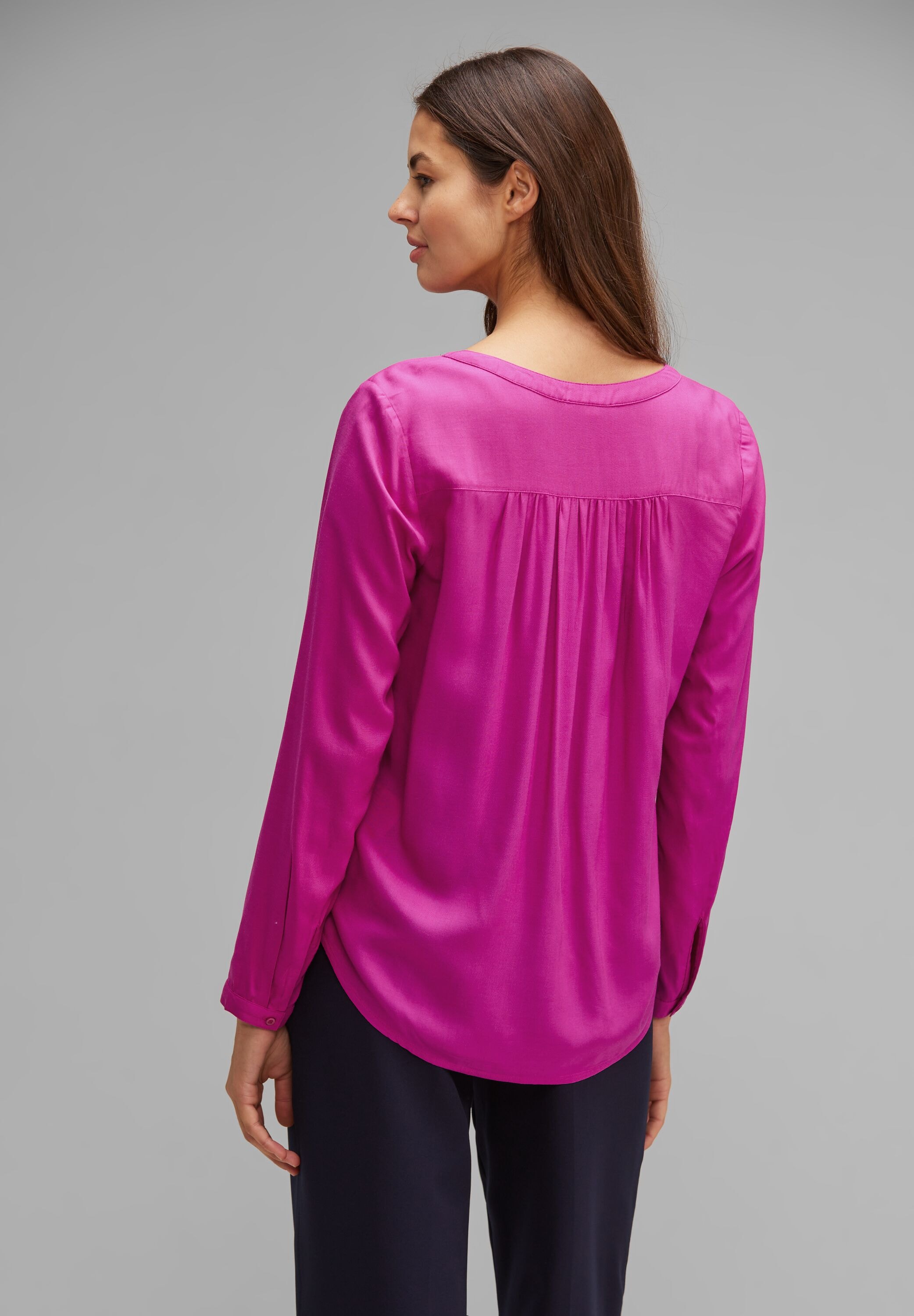 ♕ STREET ONE Shirtbluse mit versandkostenfrei bestellen Seitenschlitzen »Style Bamika«