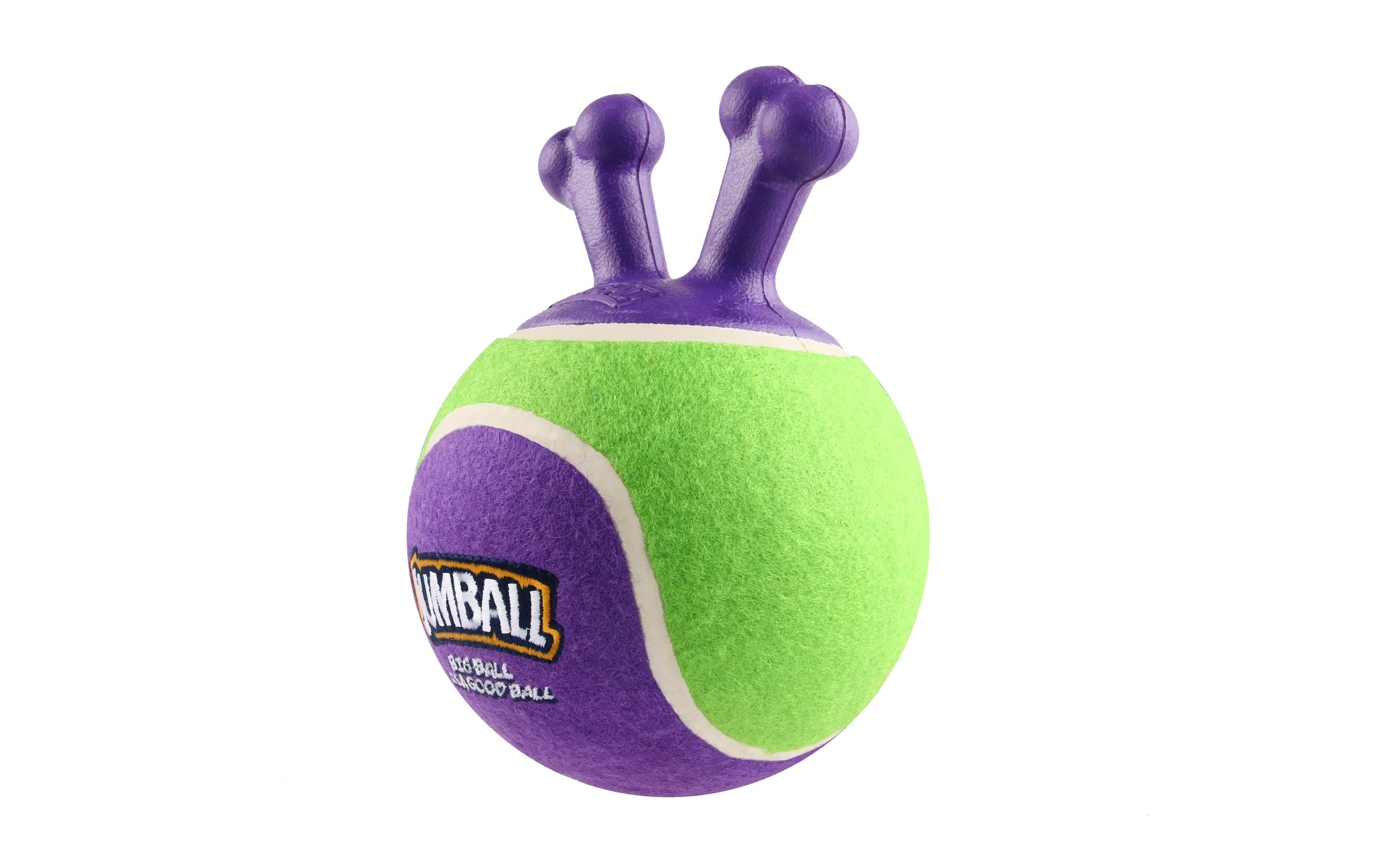 Tier-Beschäftigungsspielzeug »Jumpball, Tennis Ball, Grün/Violett«, Kunststoff