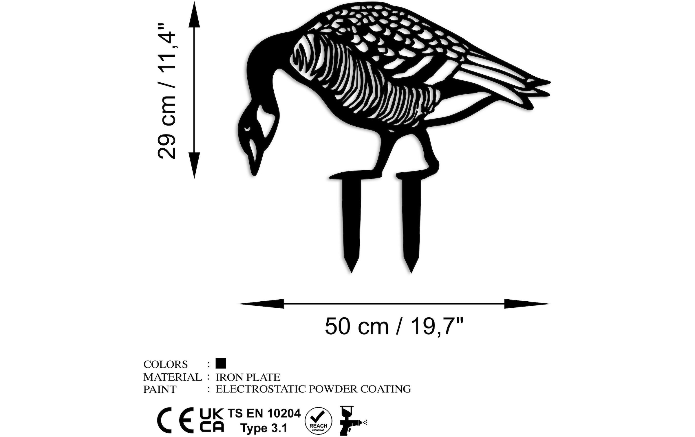 Gartenstecker »Wallxpert Ente«