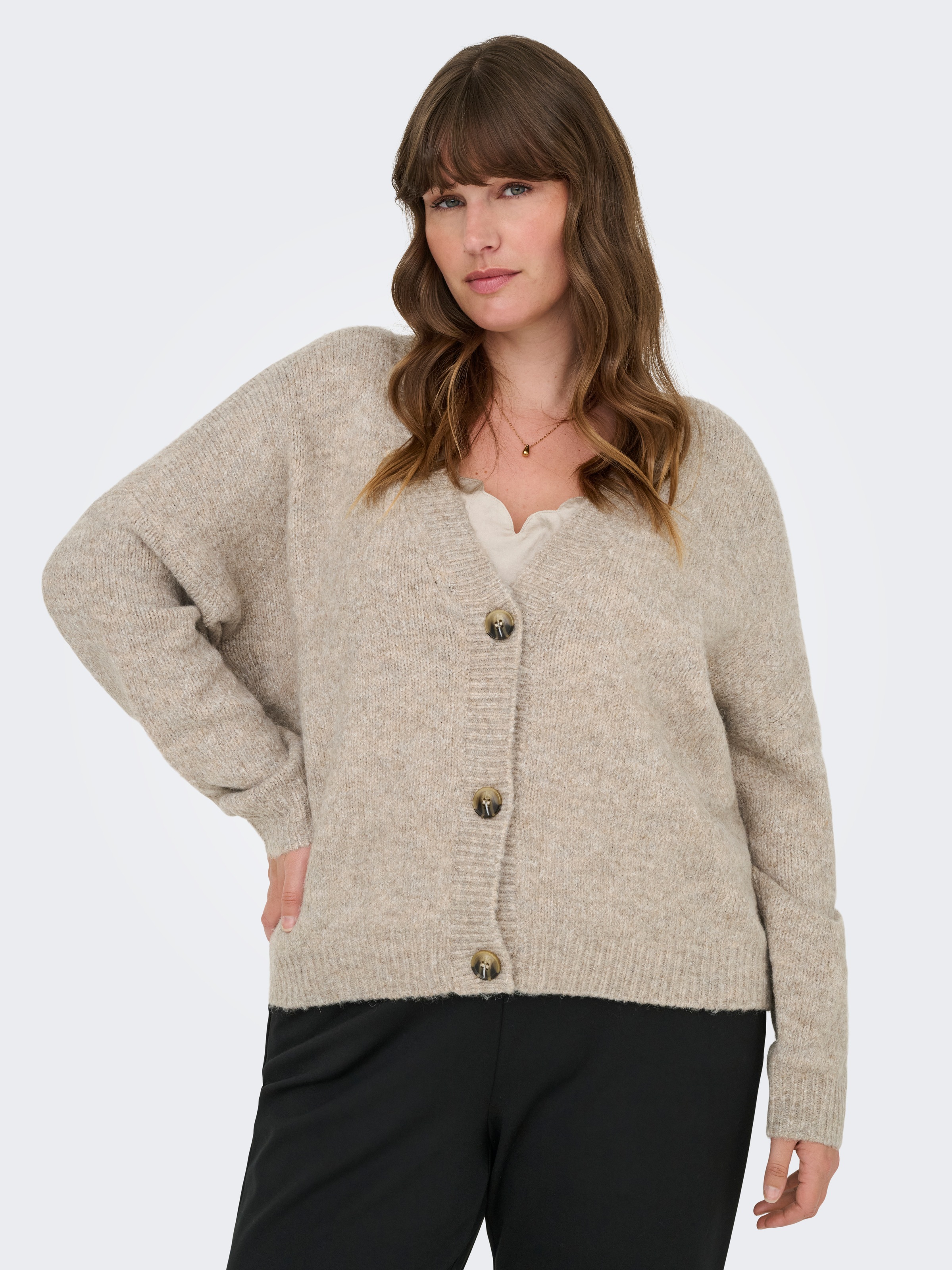 Image of ONLY CARMAKOMA Strickjacke "CARZOEY L/S CARDIGAN KNT NOOS"