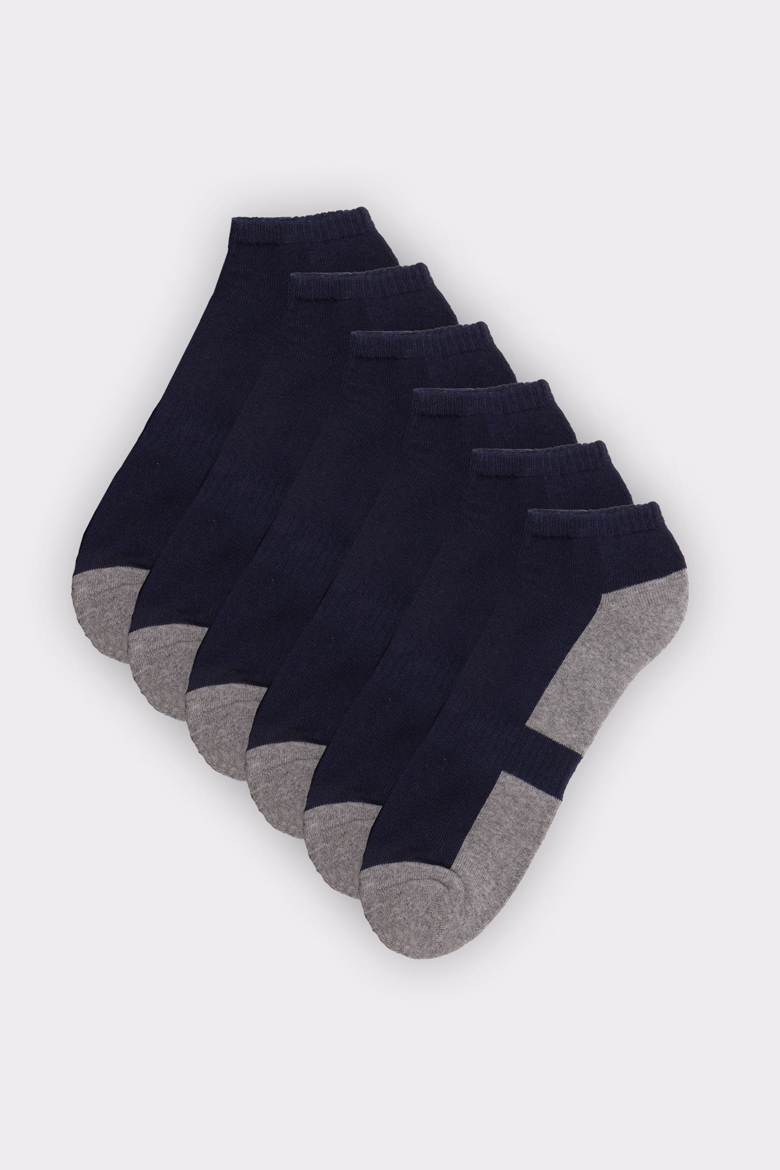 YSABEL MORA Sportsocken, (6 Paar), Baumwollmix, elastisch, Verstärkung im Spannbereich