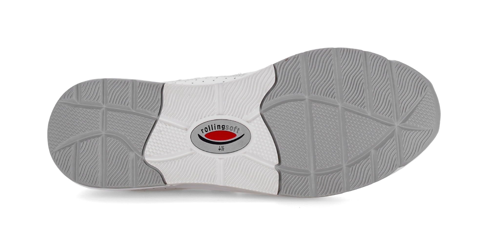 rollingsoft Keilsneaker  , Freizeitschuh, Halbschuh, Schnürschuh mit Kontrastbesätzen