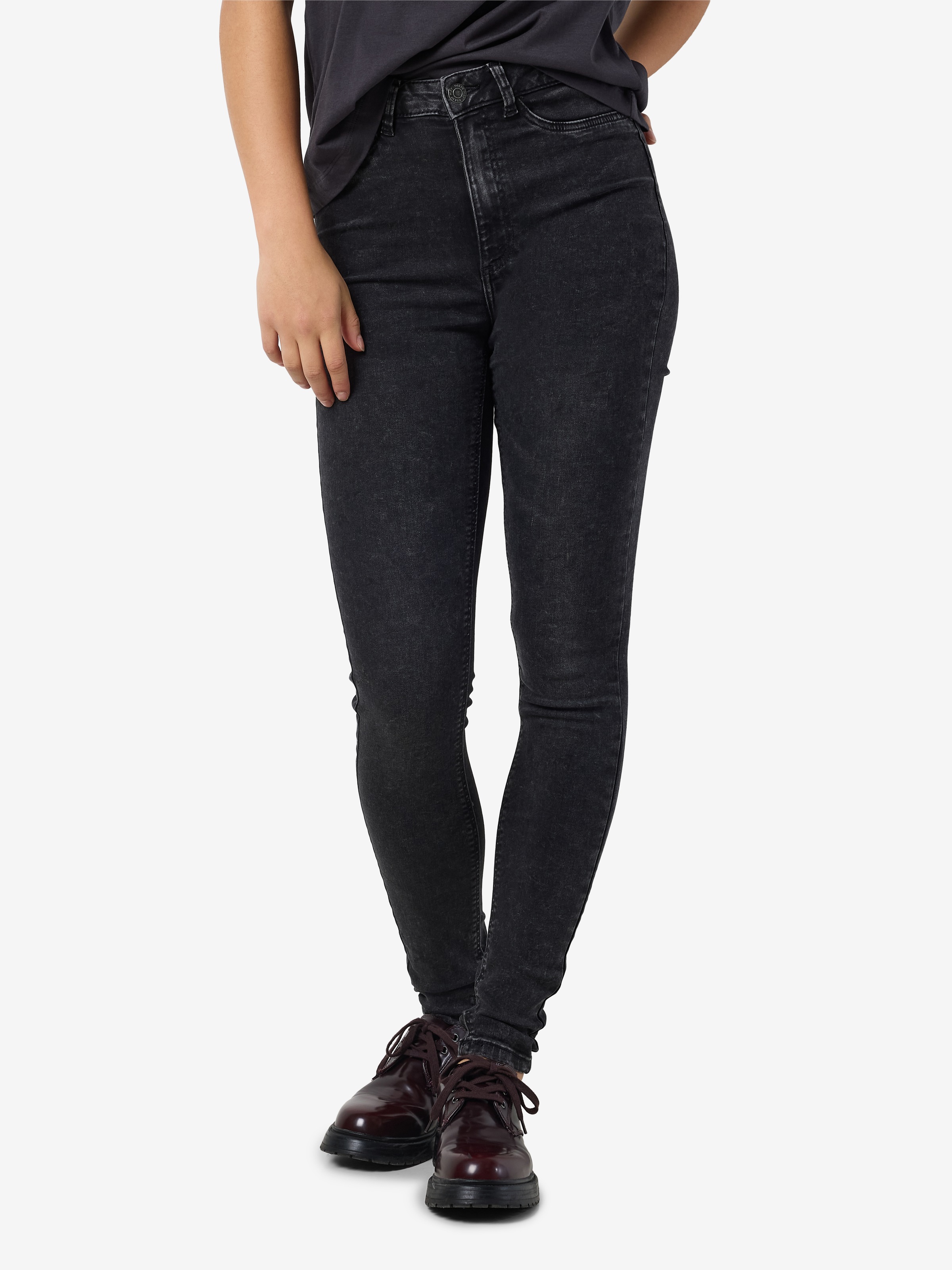 Image of Noisy may High-waist-Jeans "NMCALLIE HW SKINNY JEAN VI481BL FWD NOOS"