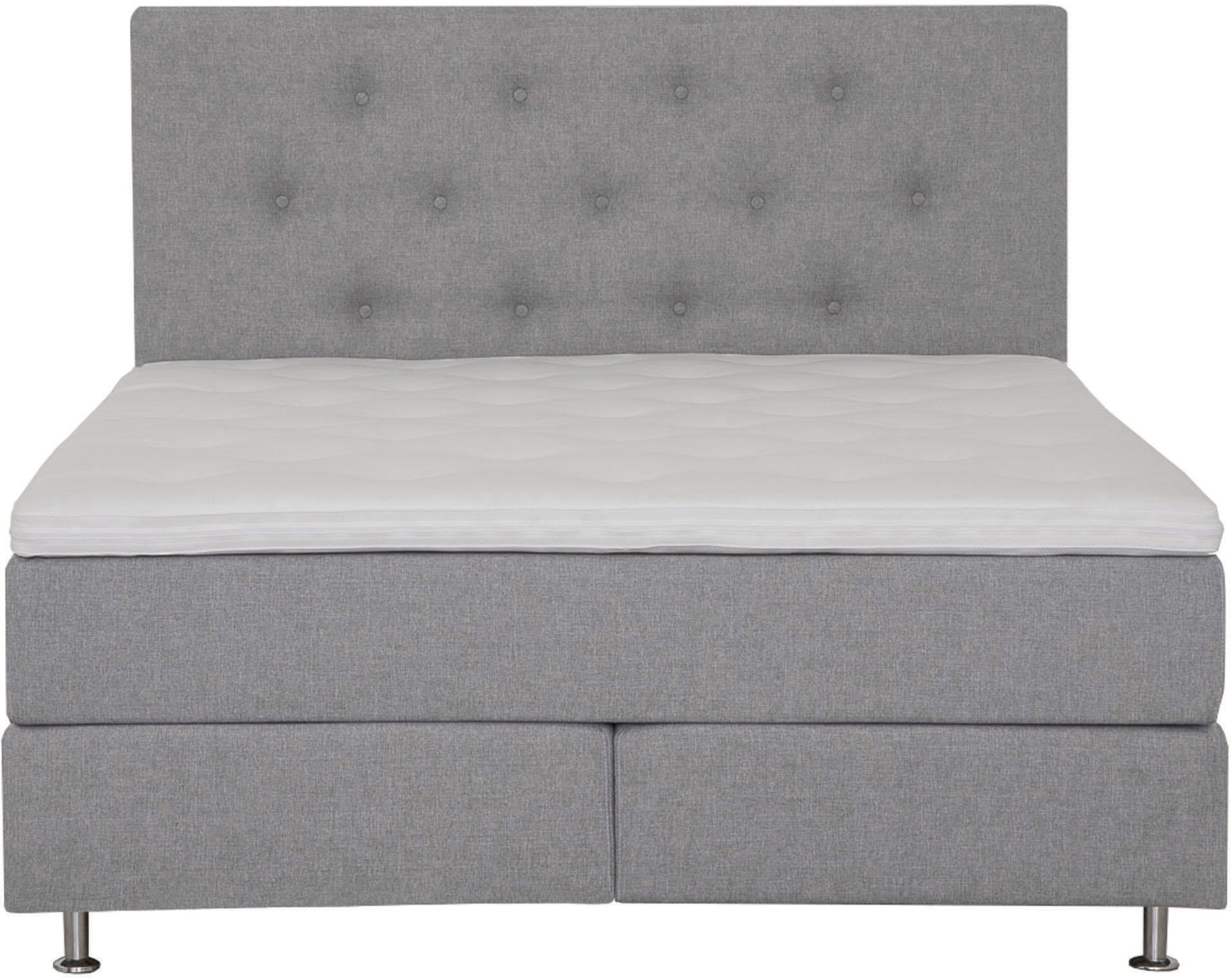 Places of Style Boxspringbett »Nordica«, inkl. Topper, auch in Überlänge 200/220 cm