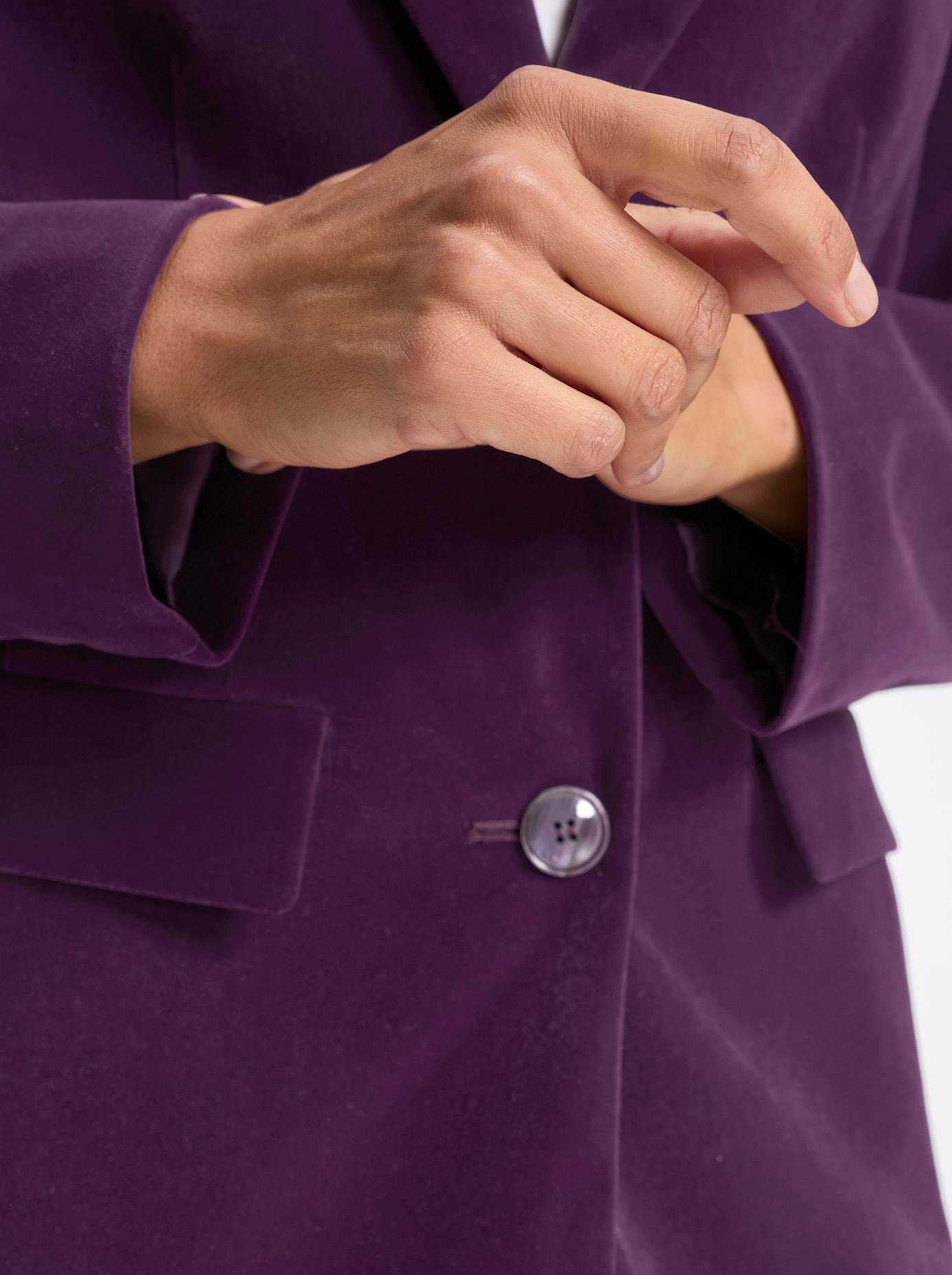 Lady Veste blazer »Samtblazer«
