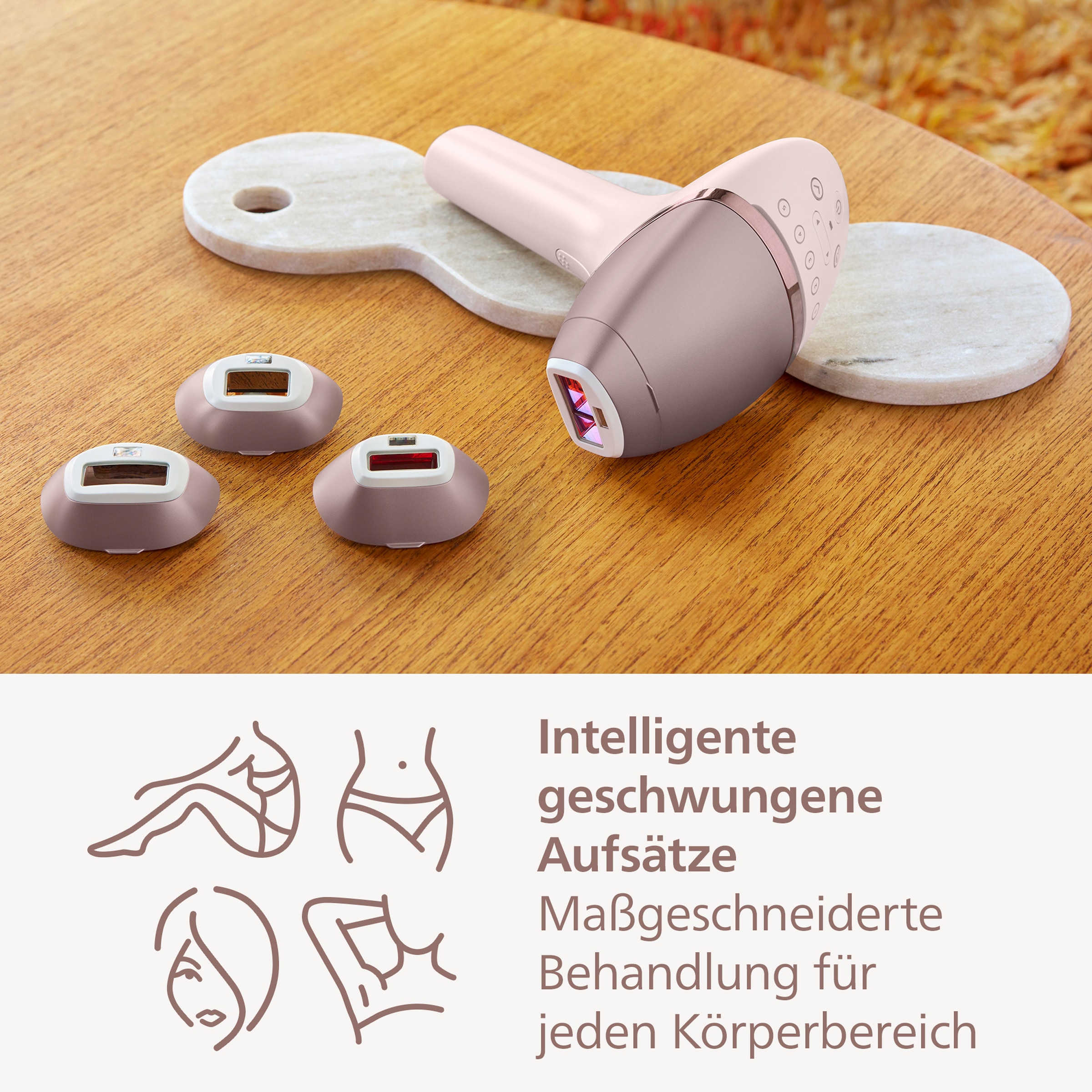 Philips IPL-Haarentferner »Lumea S9900 BRI953/02«, 450.000 Lichtimpulse, kabellos, 2 SkinAI Funktionen