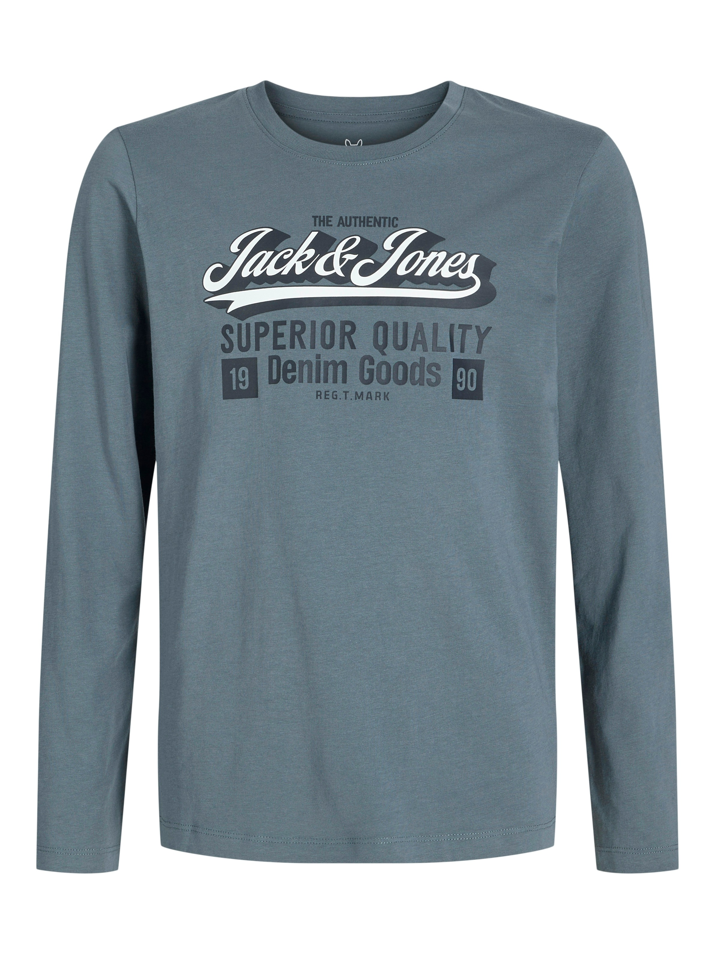 Jack & Jones Junior Langarmshirt »JJELOGO TEE LS O-NEC 2 COL AW25 NOOS JNR«