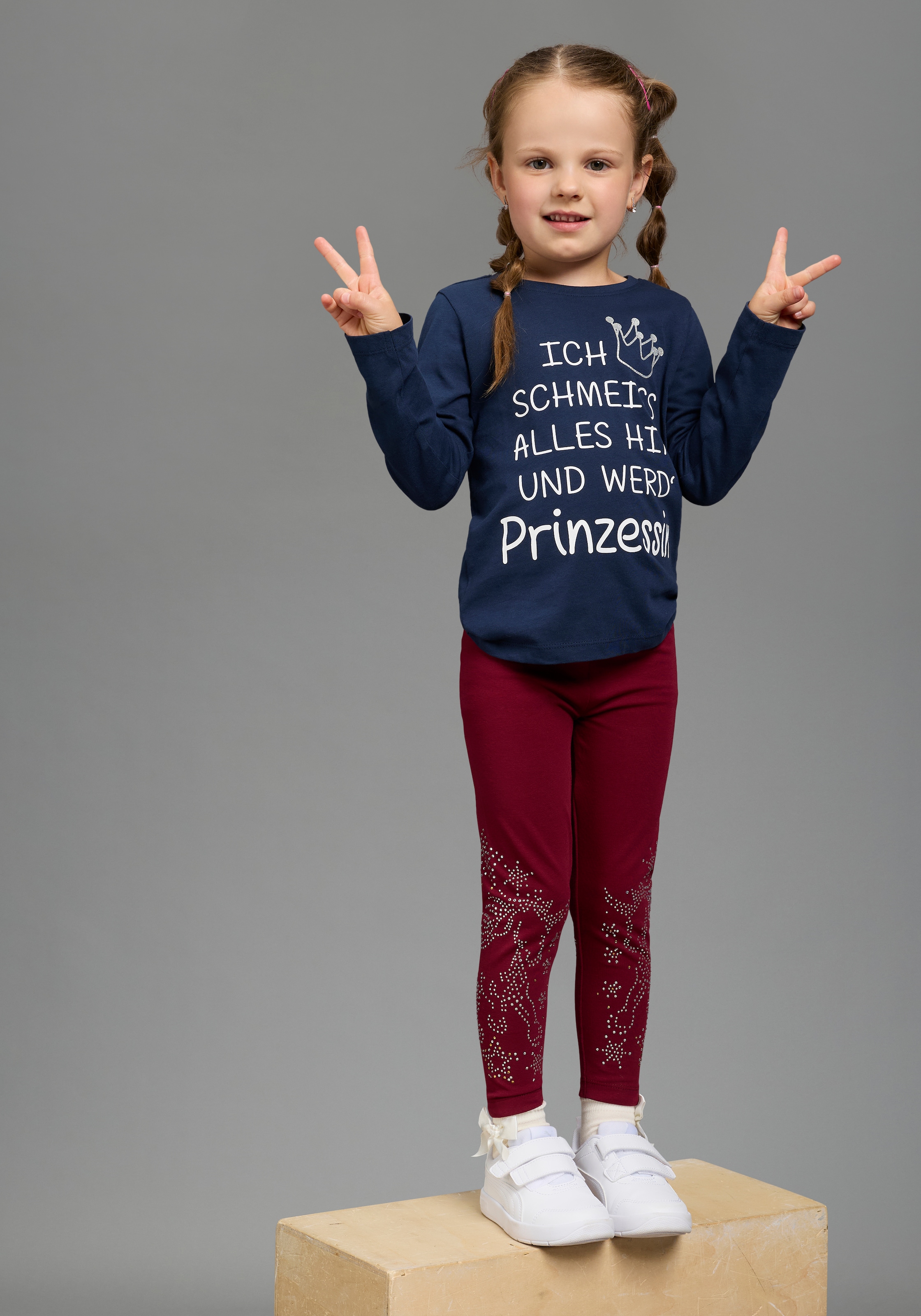 KIDSWORLD Leggings », Strass besezGLITZER PFERD«  Décoré d’un cheval pailleté