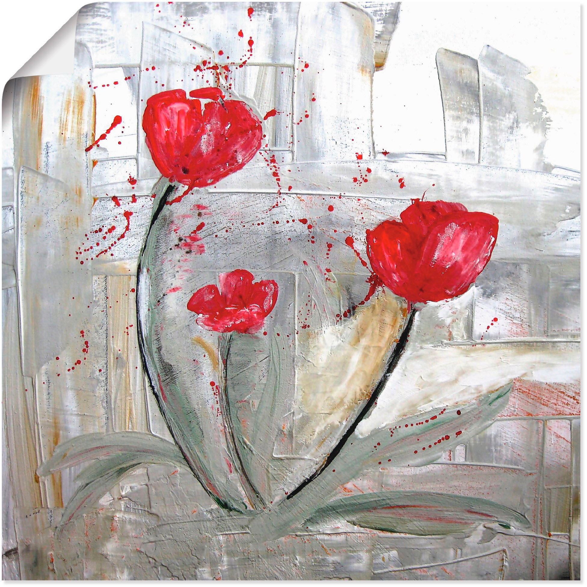 Image of Artland Wandbild »Familie«, Muster, (1 St.), in vielen Grössen & Produktarten - Alubild / Outdoorbild für den Aussenbereich, Leinwandbild, Poster, Wandaufkleber / Wandtattoo auch für Badezimmer geeignet bei Ackermann Versand Schweiz