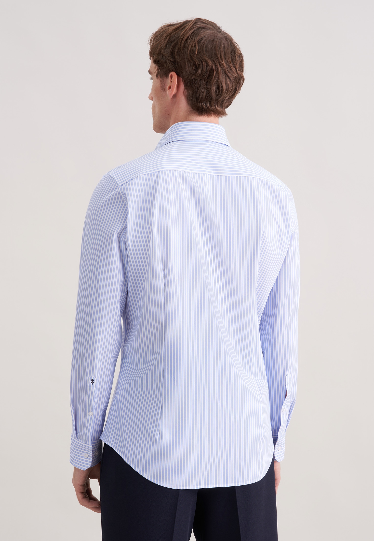 seidensticker Businesshemd »Schwarze Rose« Slim 1/1 Kentkragen Druck