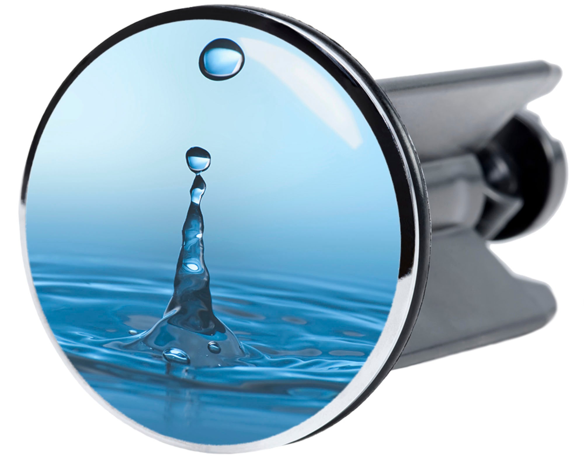 Sanilo Set d'accessoires de salle de bain »Wassertropfen« bestehend aus WC-Sitz, Badteppich, Stöpsel, Seifenspender, WC-Bürste