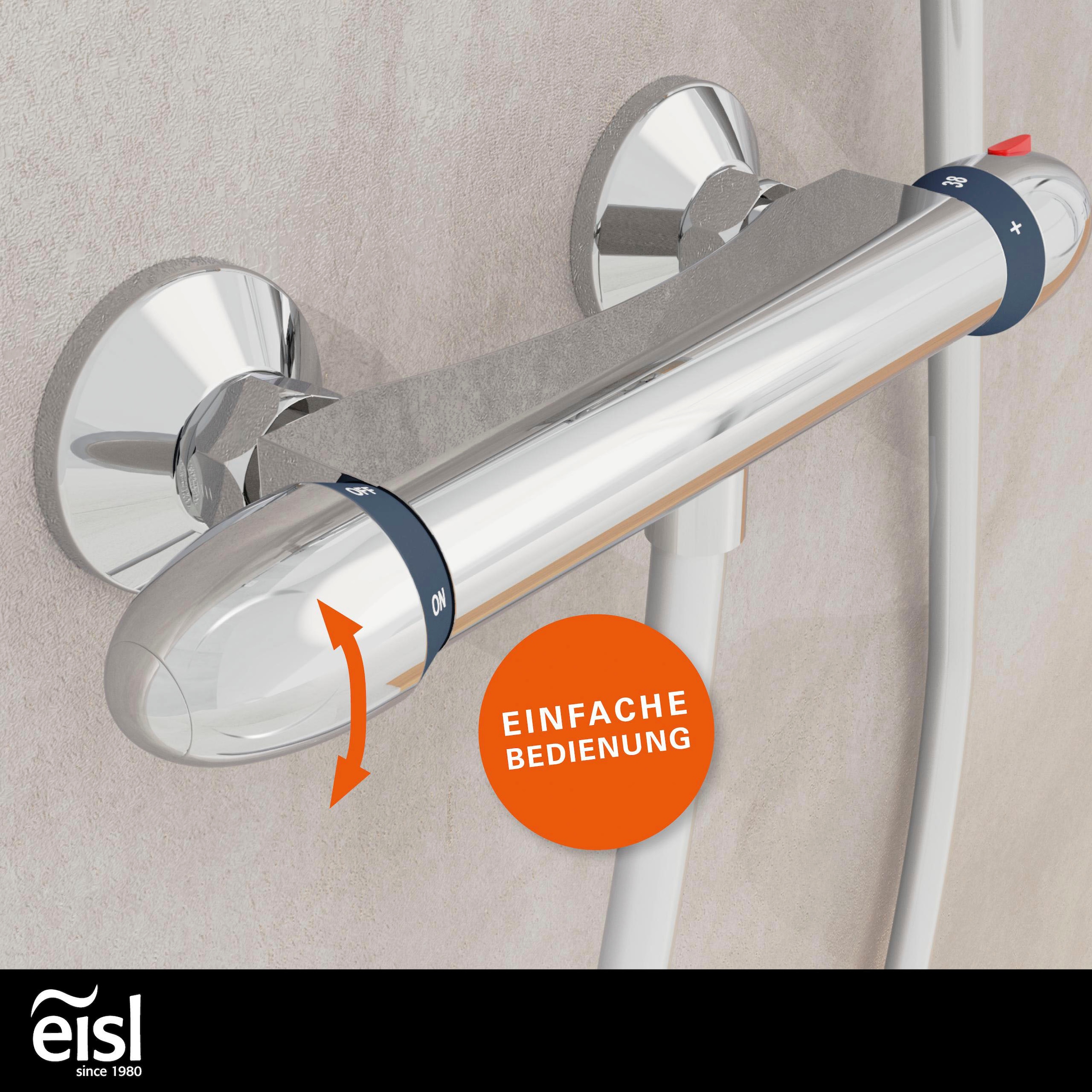 Eisl Robinetterie de douche »VITAL« avec thermostat, mitigeur douche, thermostat de douche chromé