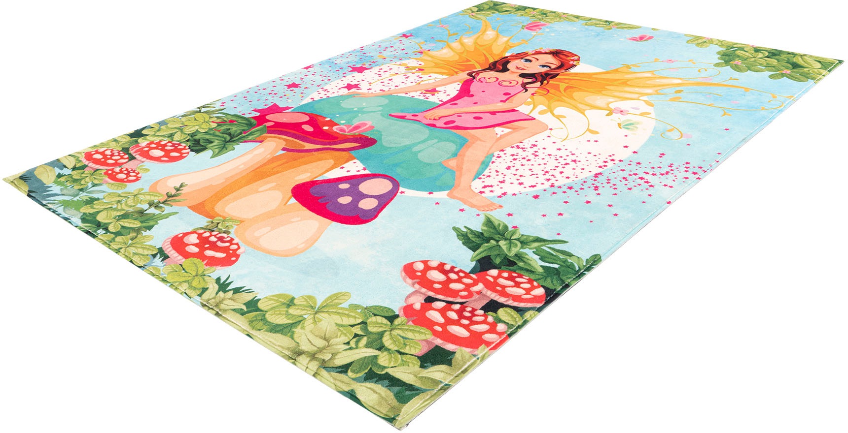 Image of Obsession Kinderteppich »My Juno 475«, rechteckig, 10 mm Höhe, Spielteppich, buntes Elfen Motiv, Kinderzimmer bei Ackermann Versand Schweiz