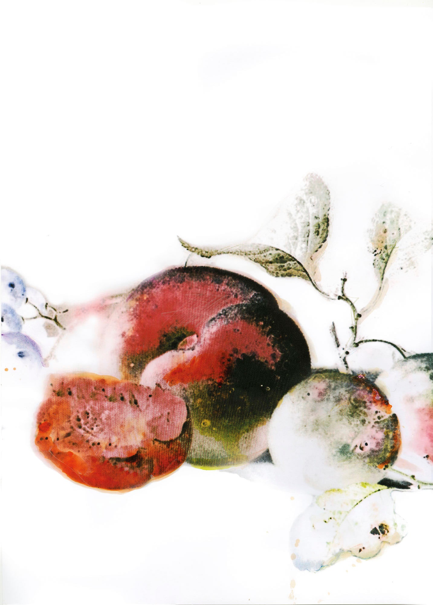 Image of Komar Bild "Dessert Fruité" Natur 1 Stk. tlg. Wandbild zur Dekoration - ohne Rahmen