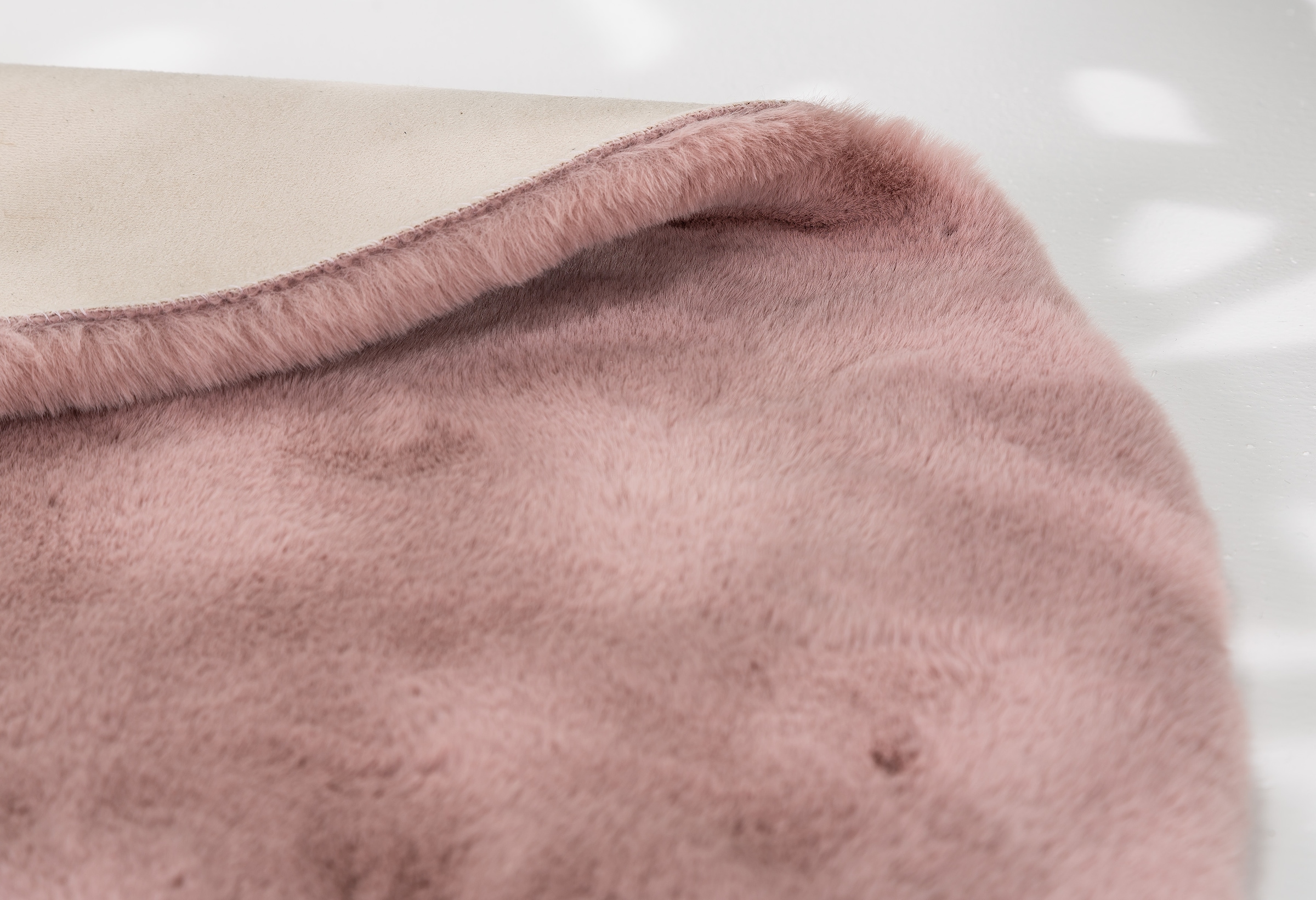 SCHÖNER WOHNEN-Kollektion Tapis en fourrure »Tender« Rond 26 mm Höhe particulièrement doux grâce à la microfibre, fausse fourrure, lavable, salon