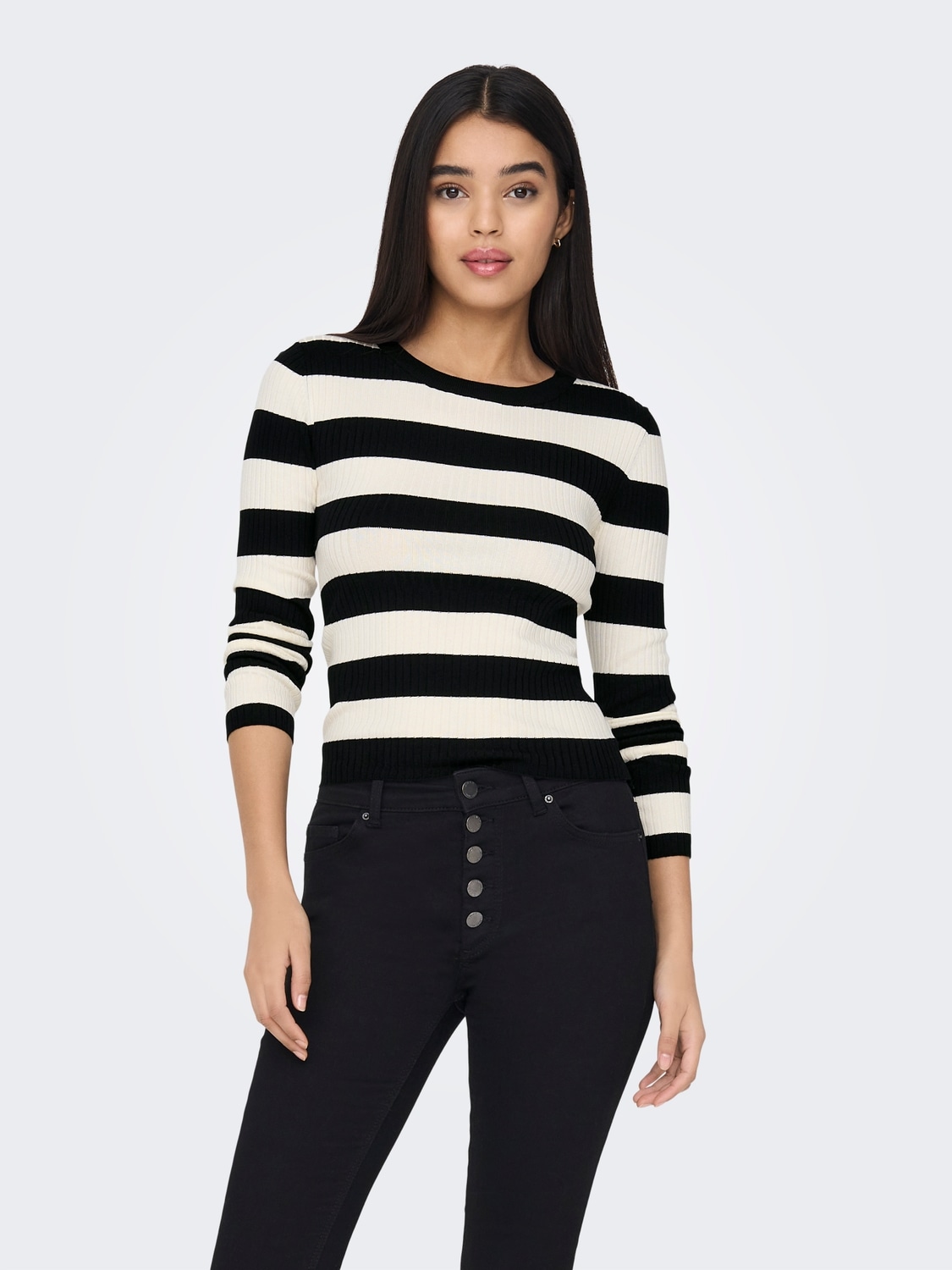 JDY Pull à col rond »JDYPLUM L/S O-NECK PULLOVER KNT NOOS«